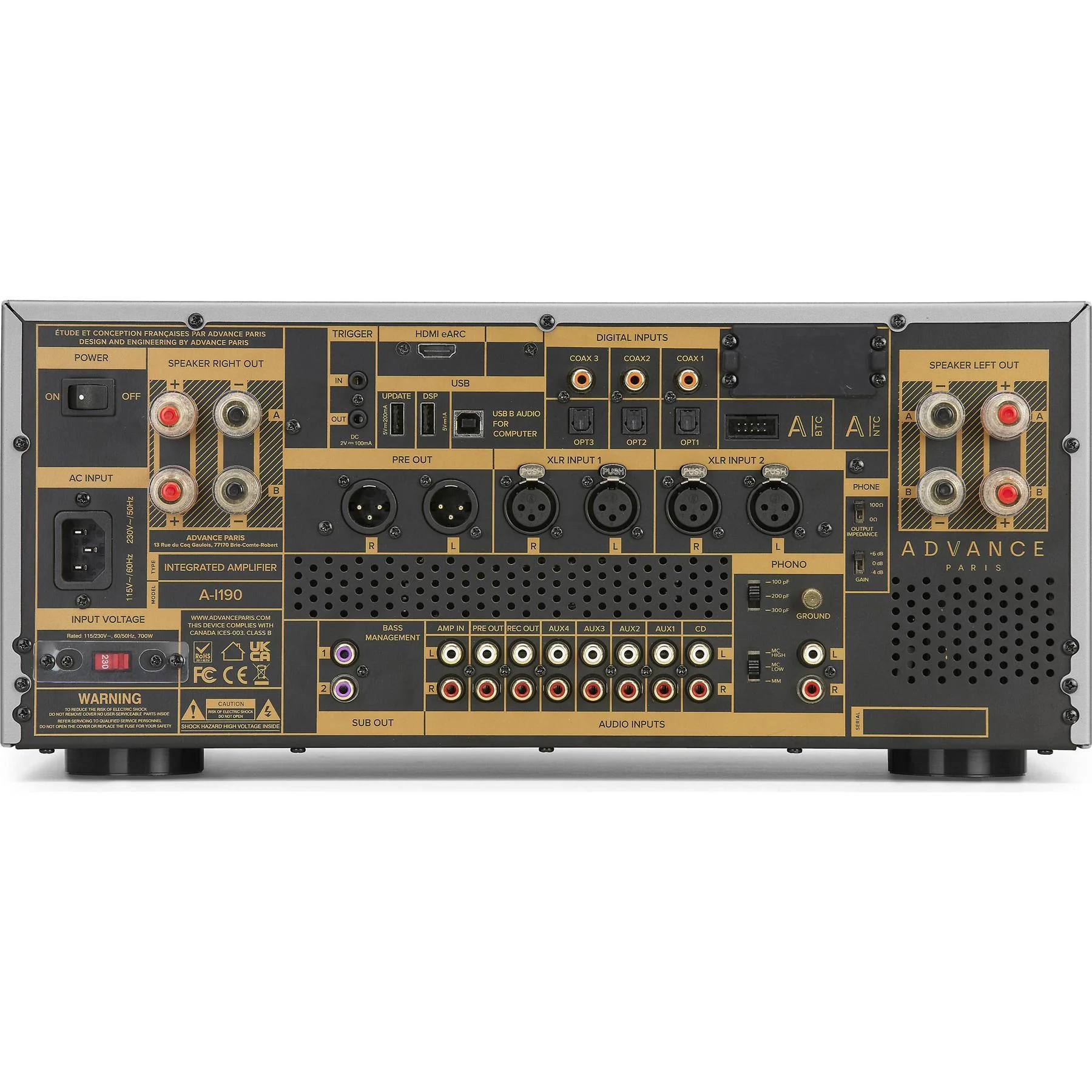 Advance Paris NOVA A-i190 Integrated Amplifier - Image 3