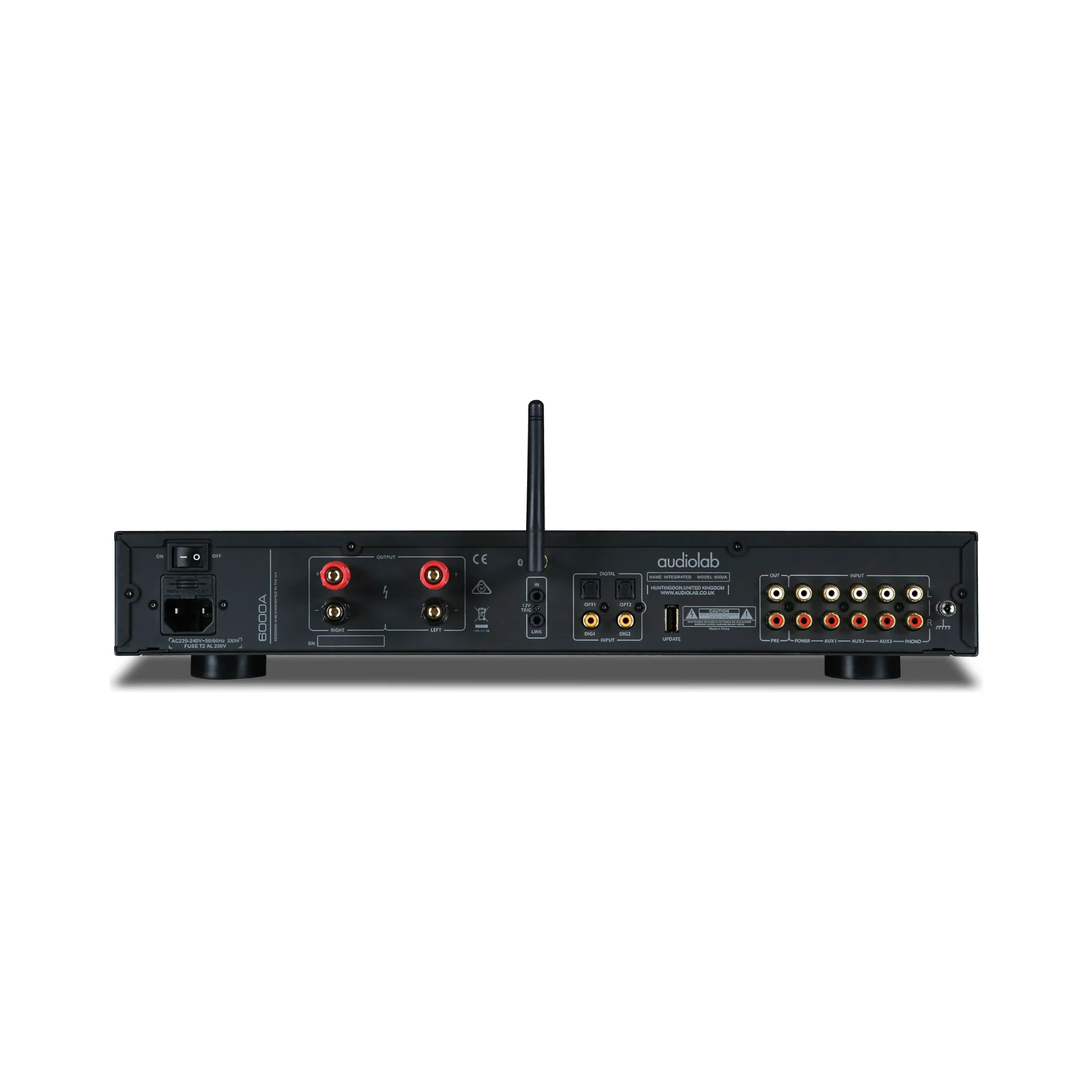 Audiolab 6000A Stereo 100W Integrated Amplifier (Black) - Clearance/ Open Box - Image 3