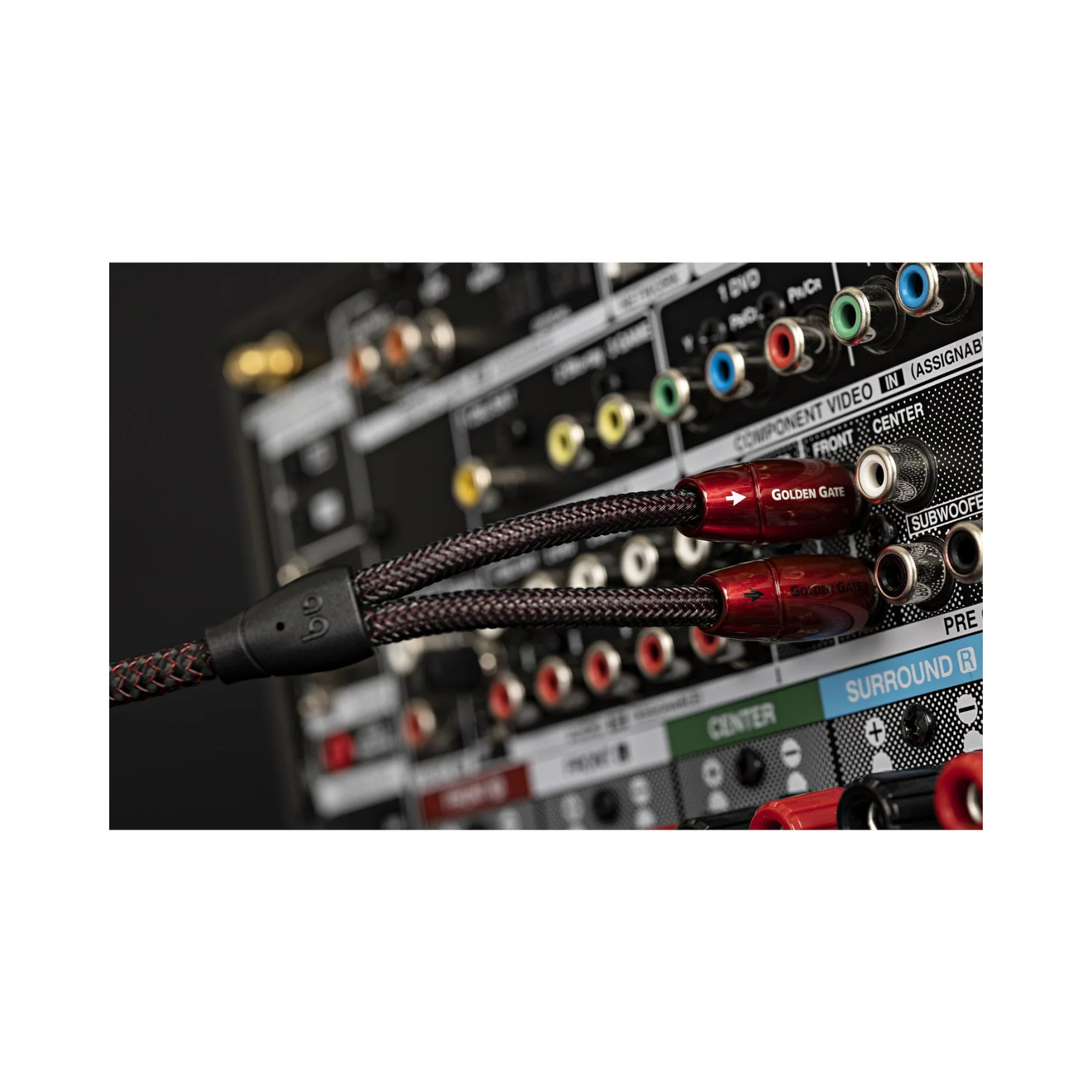 AudioQuest Golden Gate RCA to RCA Audio Interconnect Cable - Clearance / Open Box - Image 3