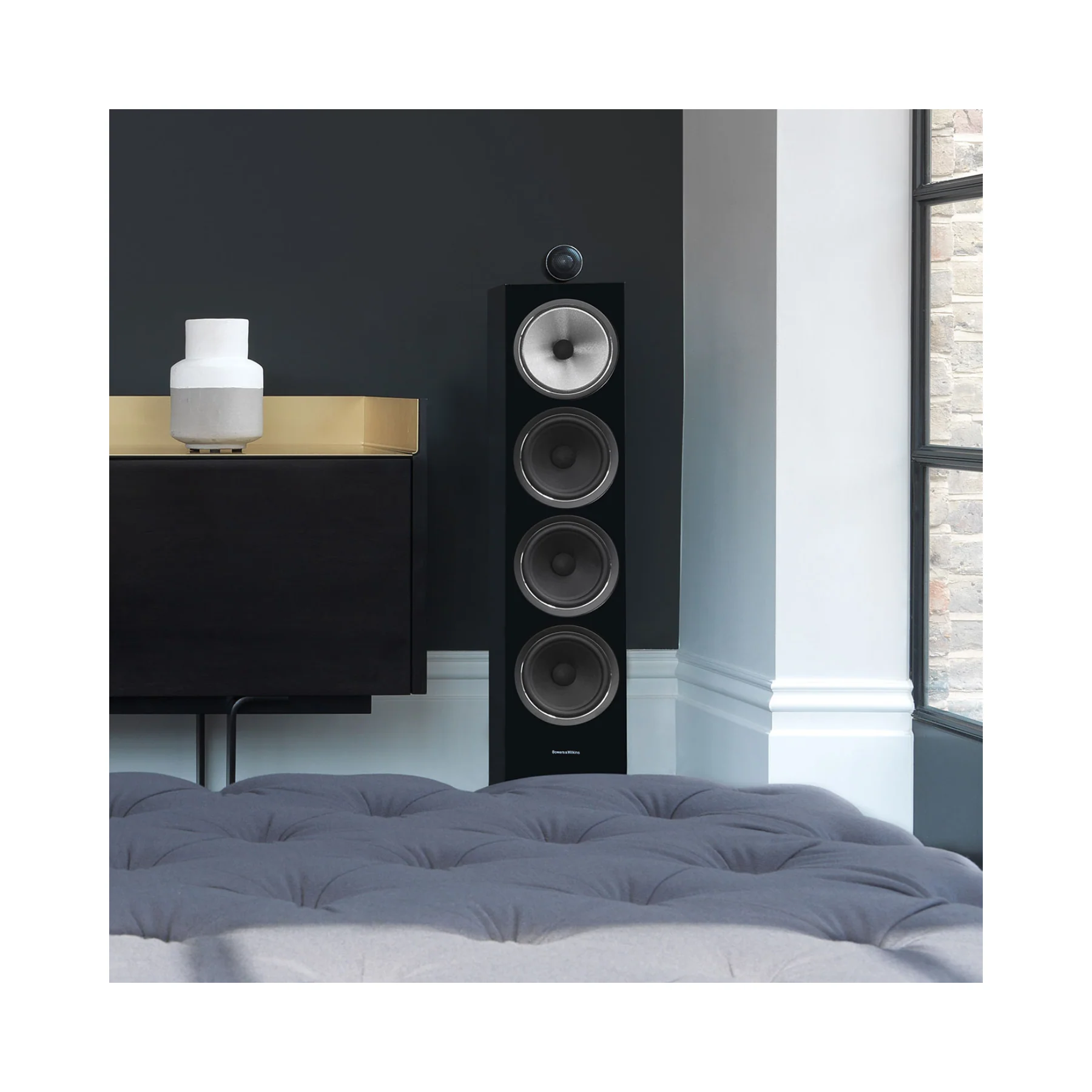 Bowers & Wilkins 702 S2 Tower Speaker - B-Stock (Gloss Black) - EACH - Clearance / Open Box - Image 3