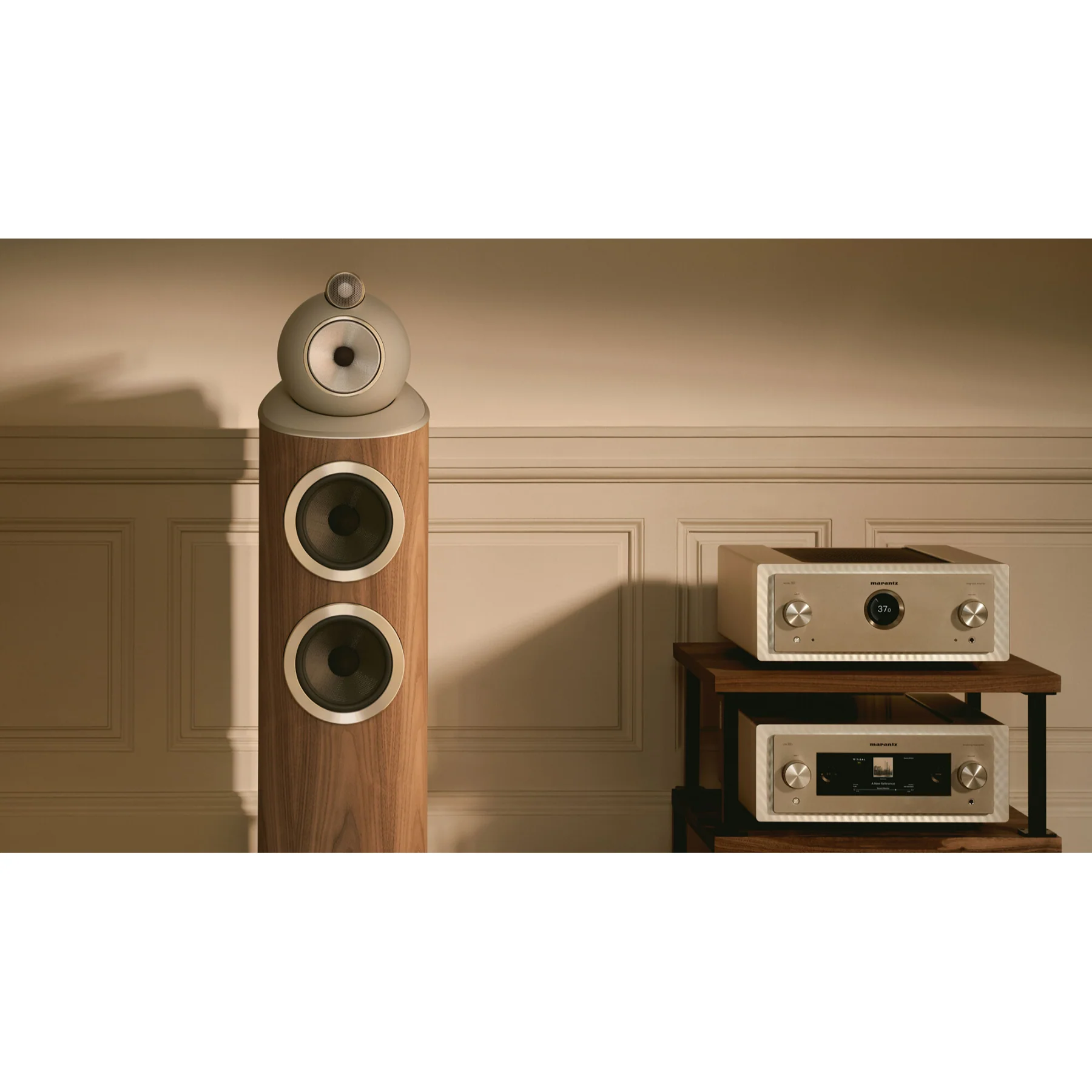 Bowers & Wilkins 803 D5 Floorstanding Speaker - Light Walnut (Each) - Image 6