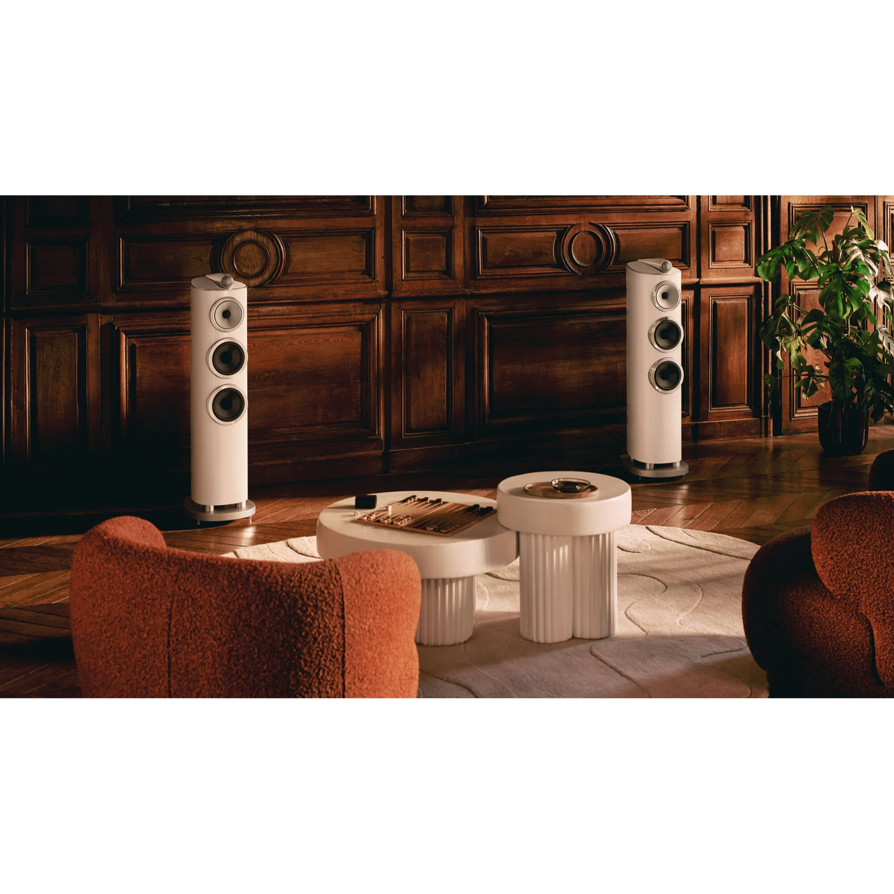 Bowers Wilkins 804 D5 Floorstanding Speaker - Warm White (Each) - Image 6