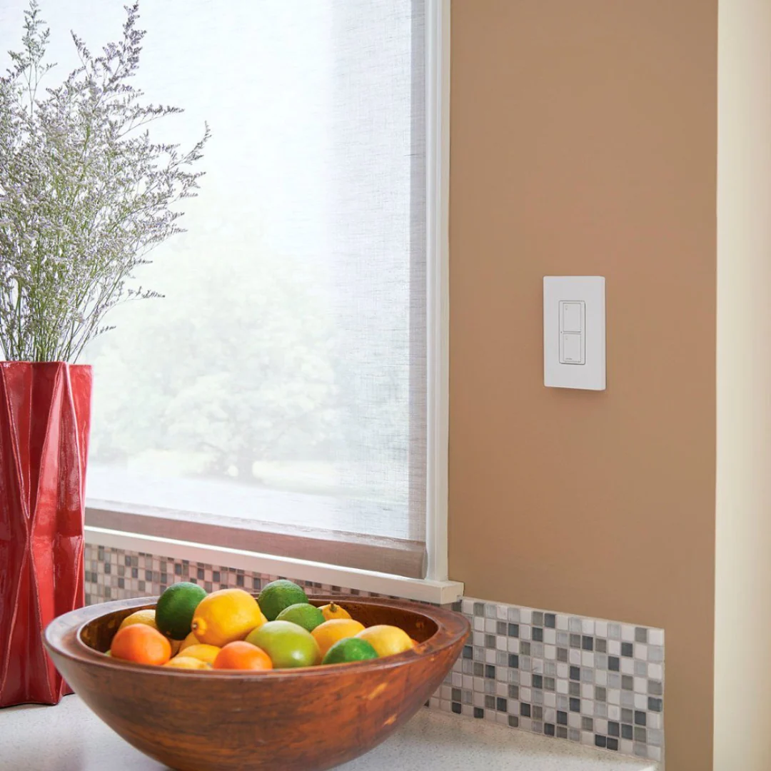 Lutron Caseta Deluxe Smart Switch Kit | P-BDG-PKG2WS-WH | White - Image 3