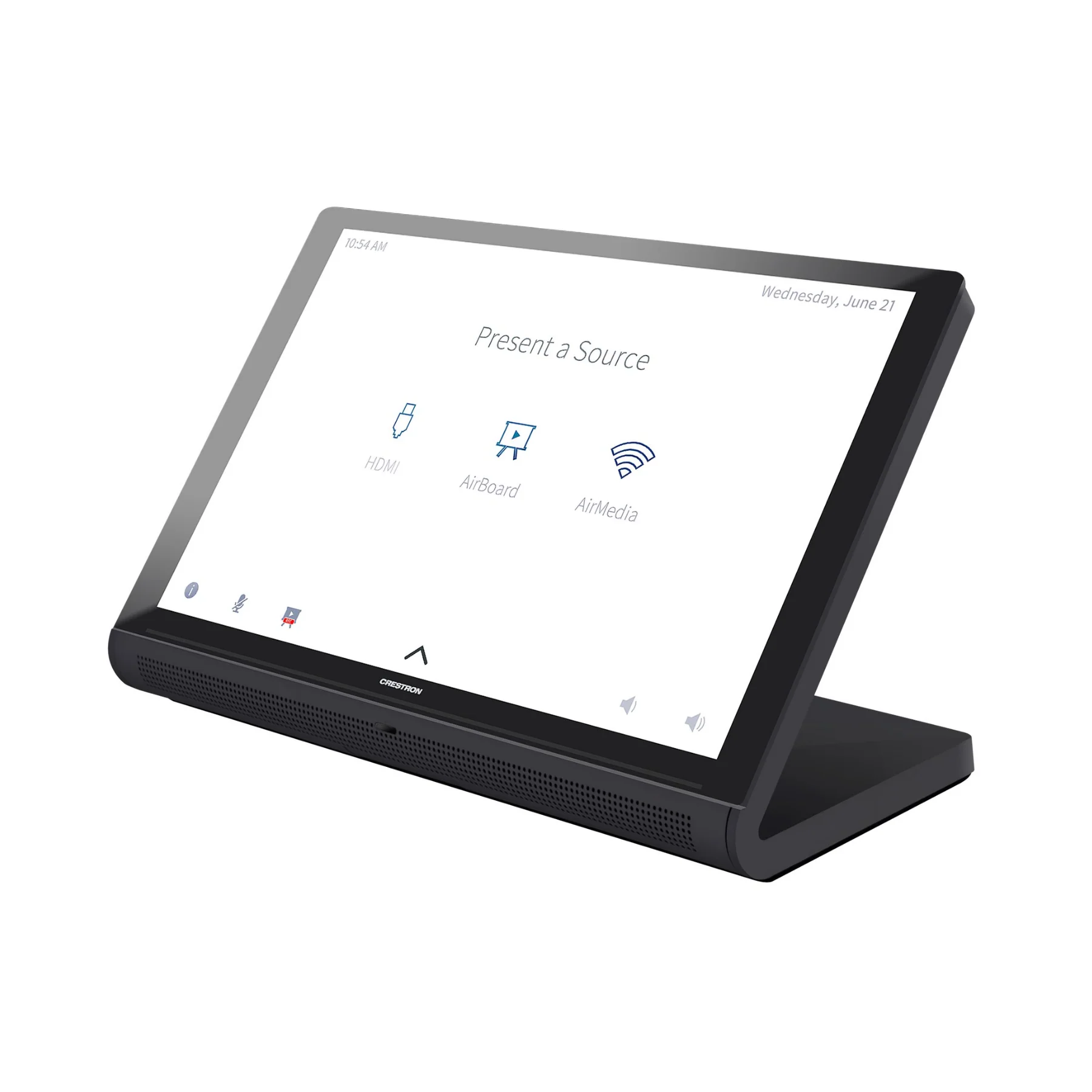Crestron TS-1070-B-S 10.1 in. Tabletop Touch Screen, Black Smooth - Clearance / Open Box