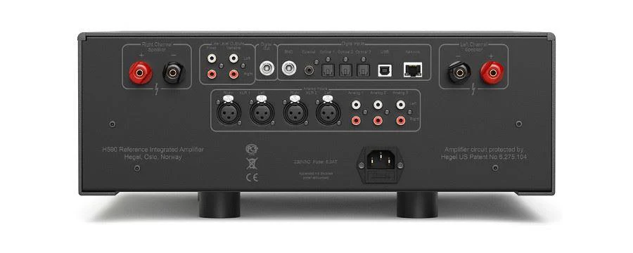 Hegel B-Stock H590 Integrated Amplifier-Black - Image 2