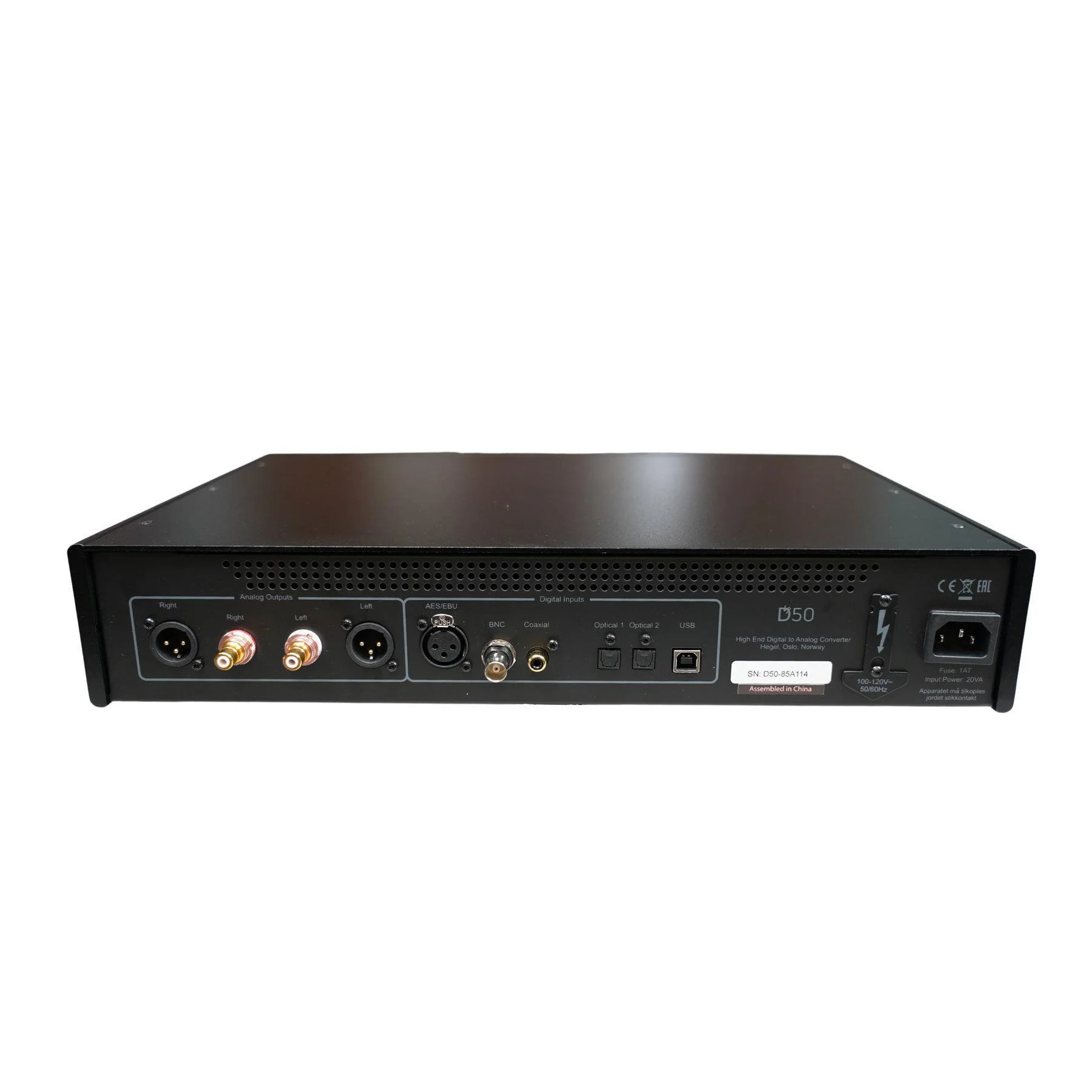 Hegel D50 DAC - Clearance / Open Box - Image 2