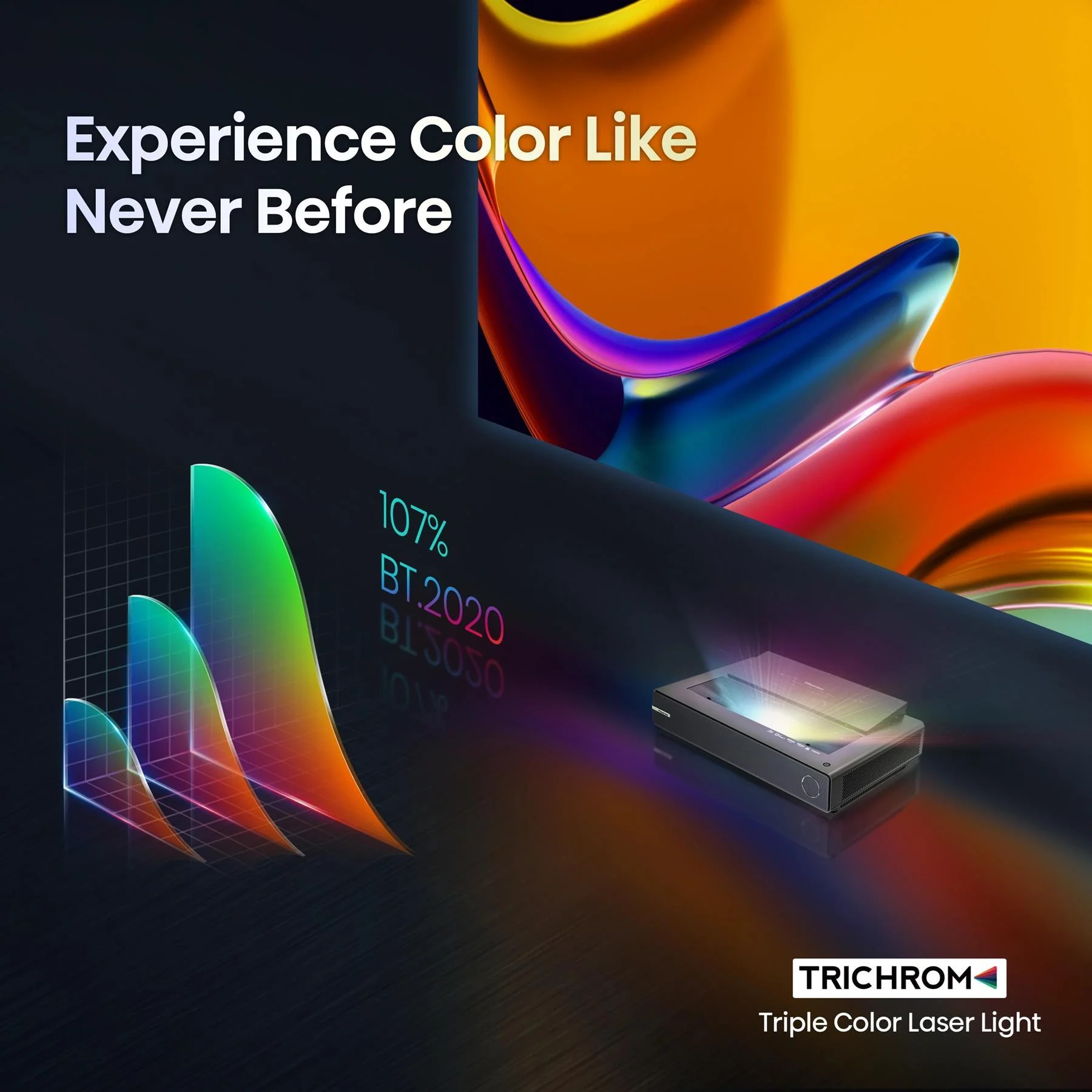 Hisense PX2-PRO TriChroma Ultra Short Throw 4K Laser Cinema Projector - Image 3