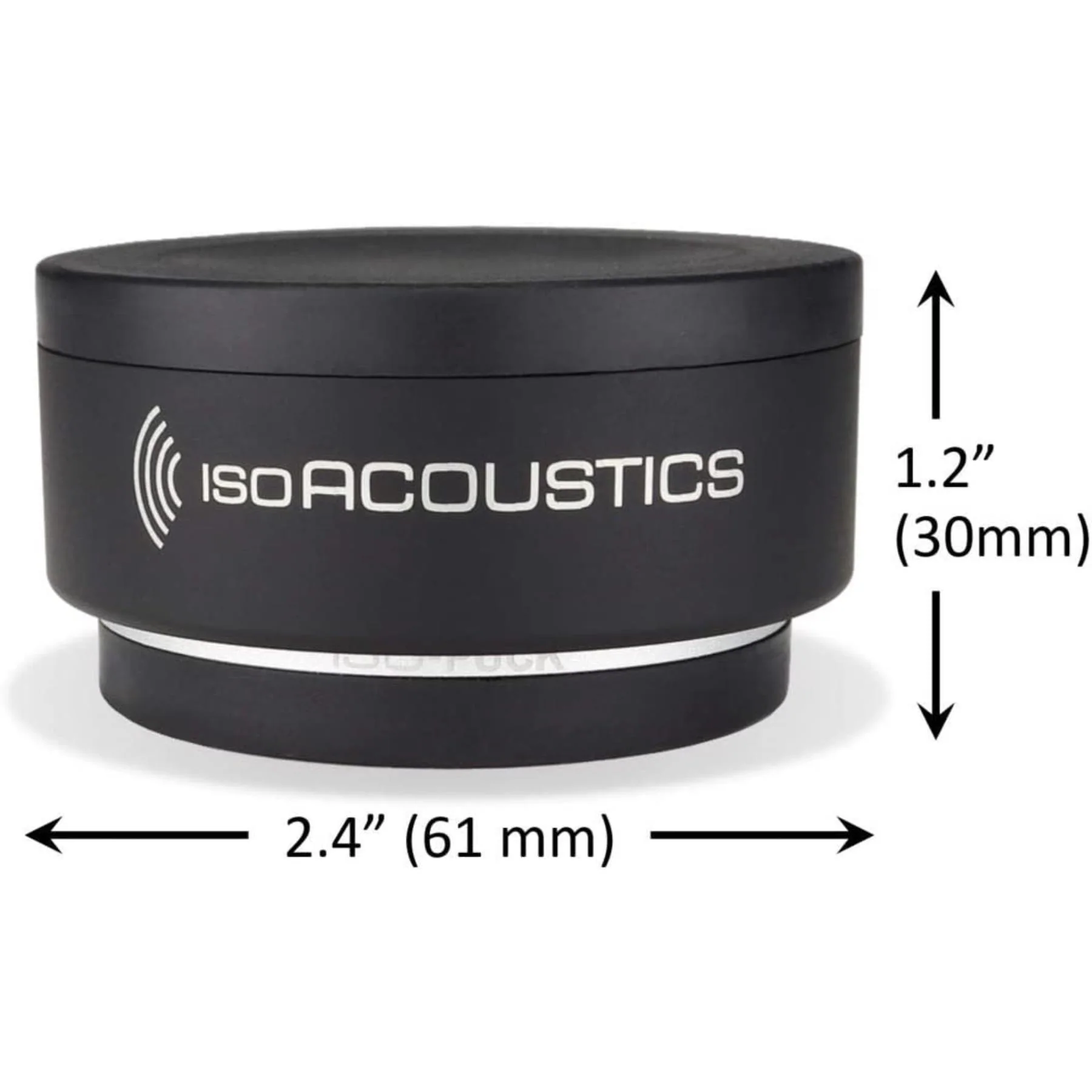 IsoAcoustics Iso-Puck Series Acoustic Isolators (Iso-Puck, 20 lbs max/Unit, 2-Pack) - Image 3