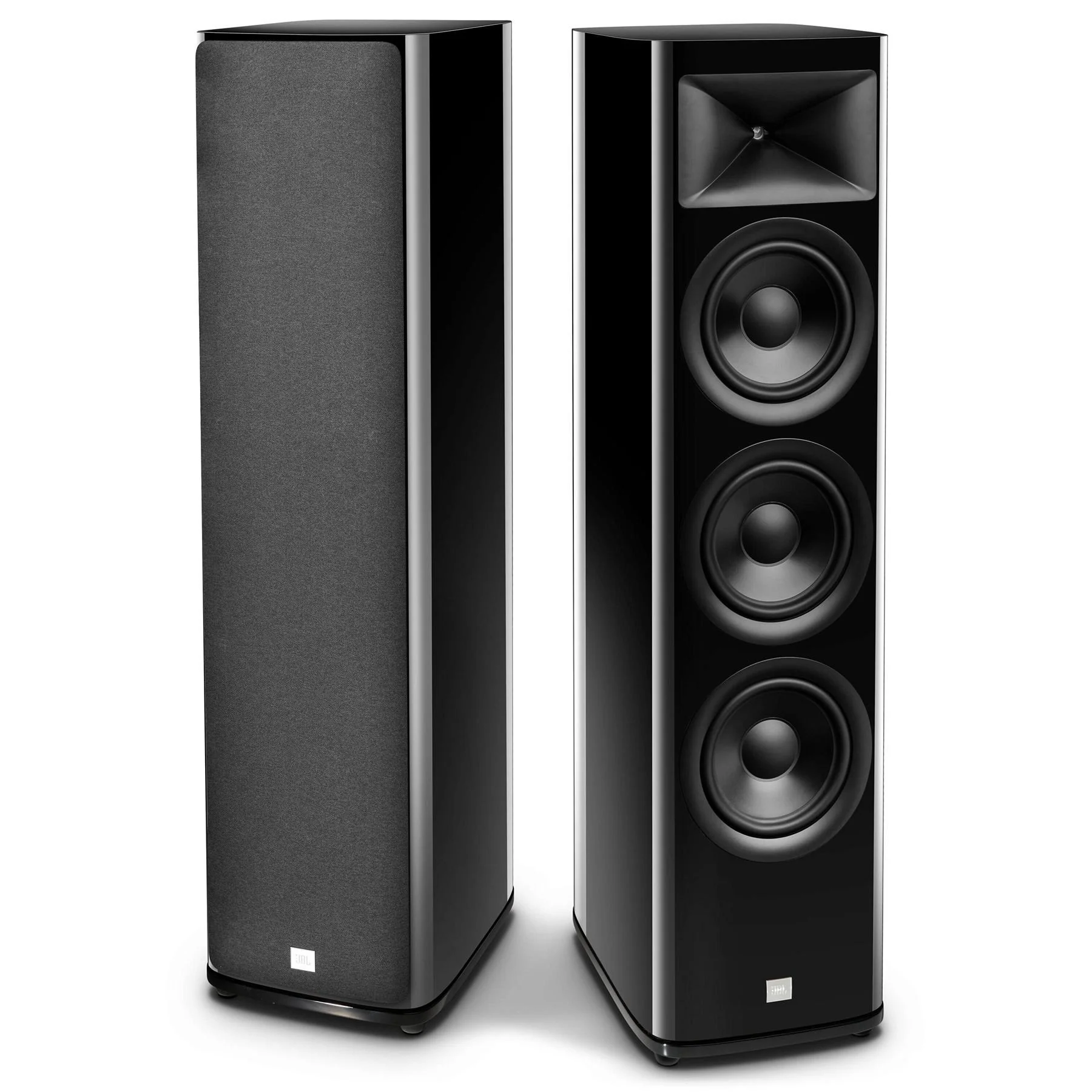 JBL HDI-3800 Floorstanding Tower Speakers - Gloss Black - Image 2