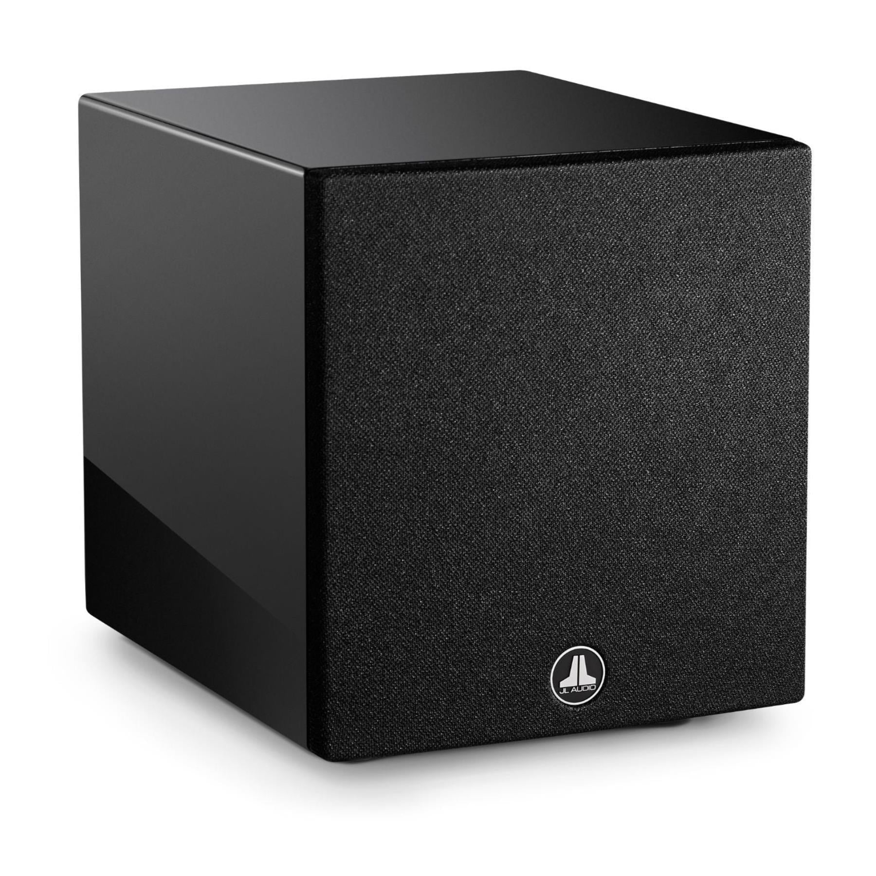 JL Audio Dominion d108-GLOSS 8-inch Powered Subwoofer - Gloss Black - Image 4