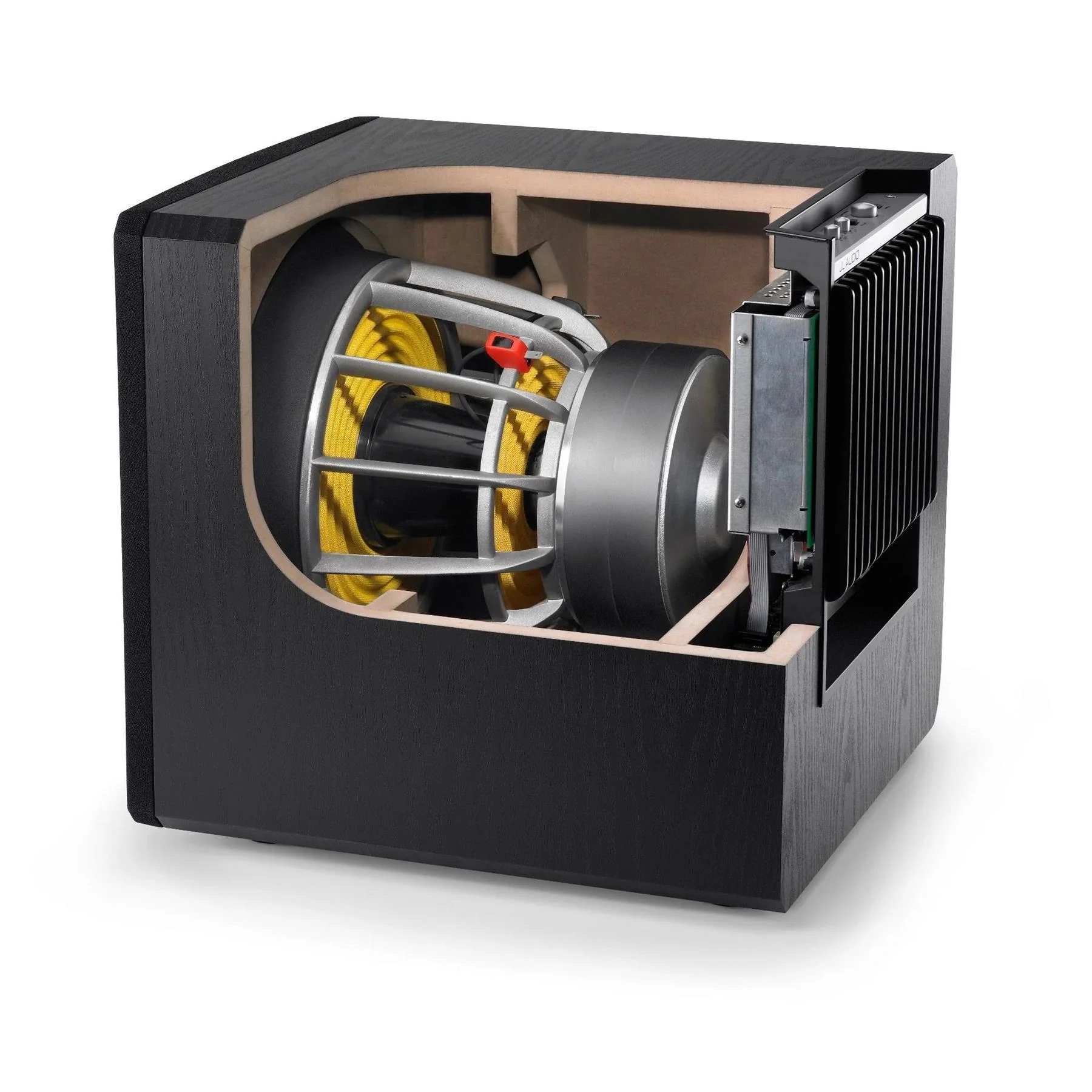 JL Audio E-Sub e112-ASH Black Ash 12" Powered Subwoofer - Image 9
