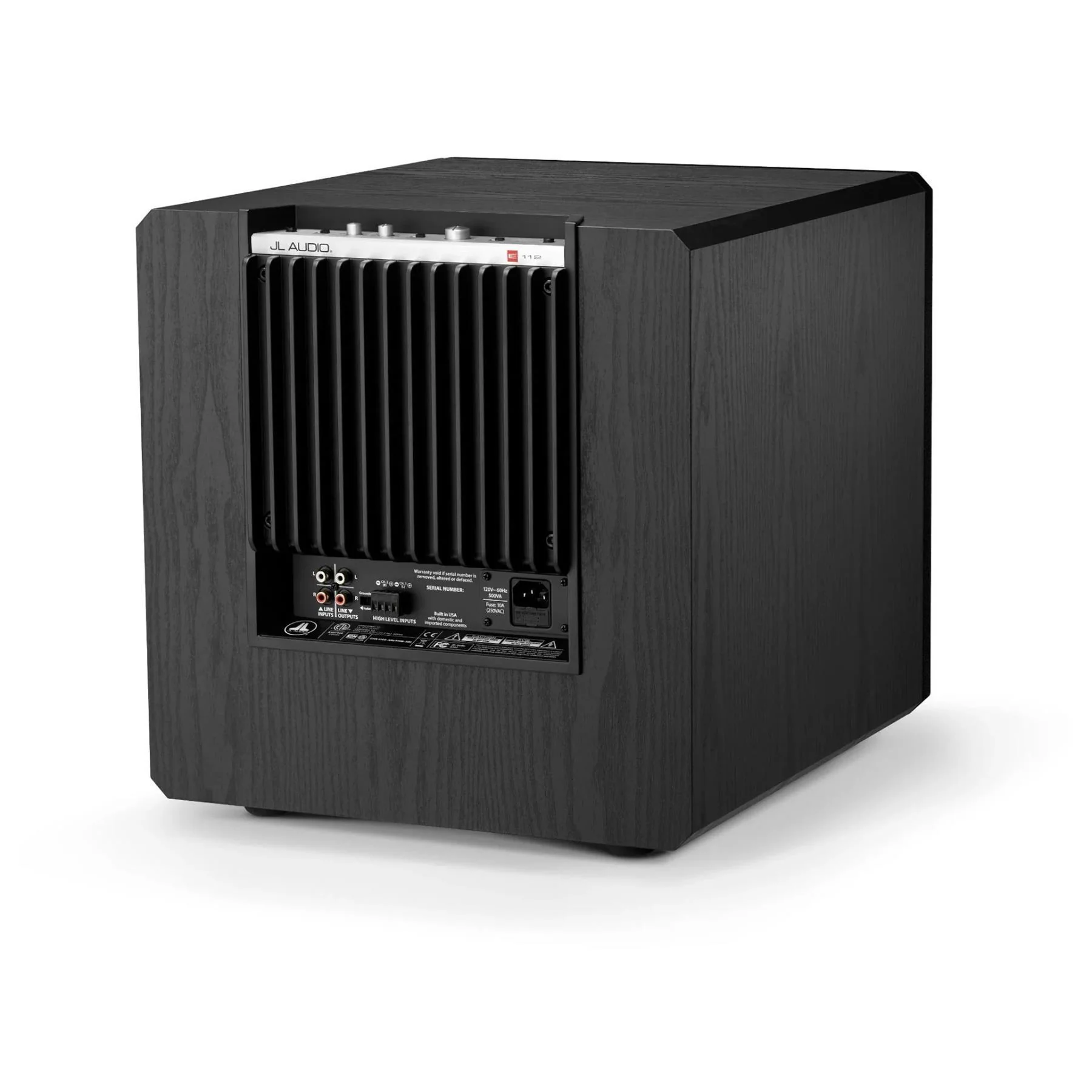 JL Audio E-Sub e112-ASH Black Ash 12" Powered Subwoofer - Clearance / Open Box - Image 5