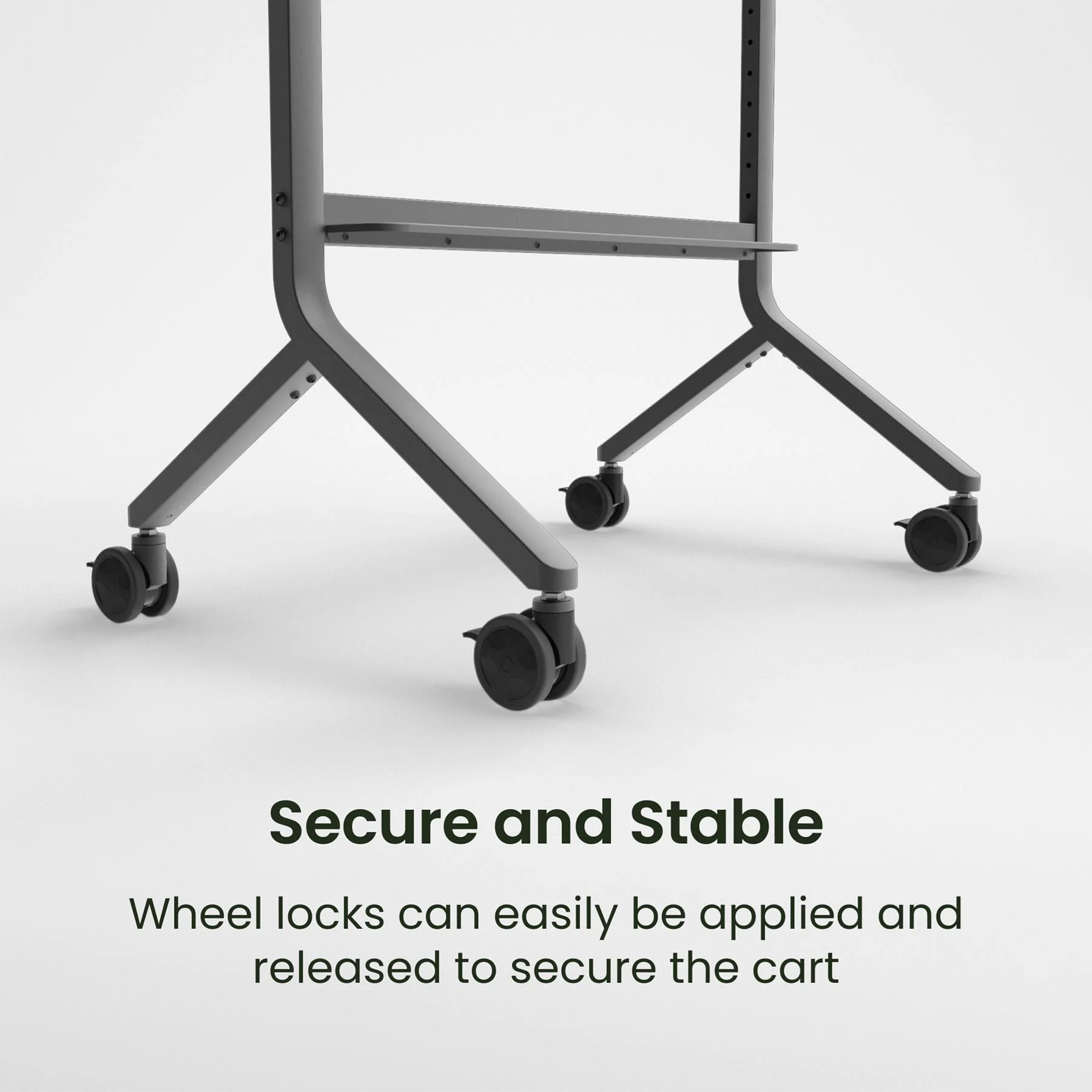 Kanto MTP90 Rolling Pedestal AV Cart - Image 4