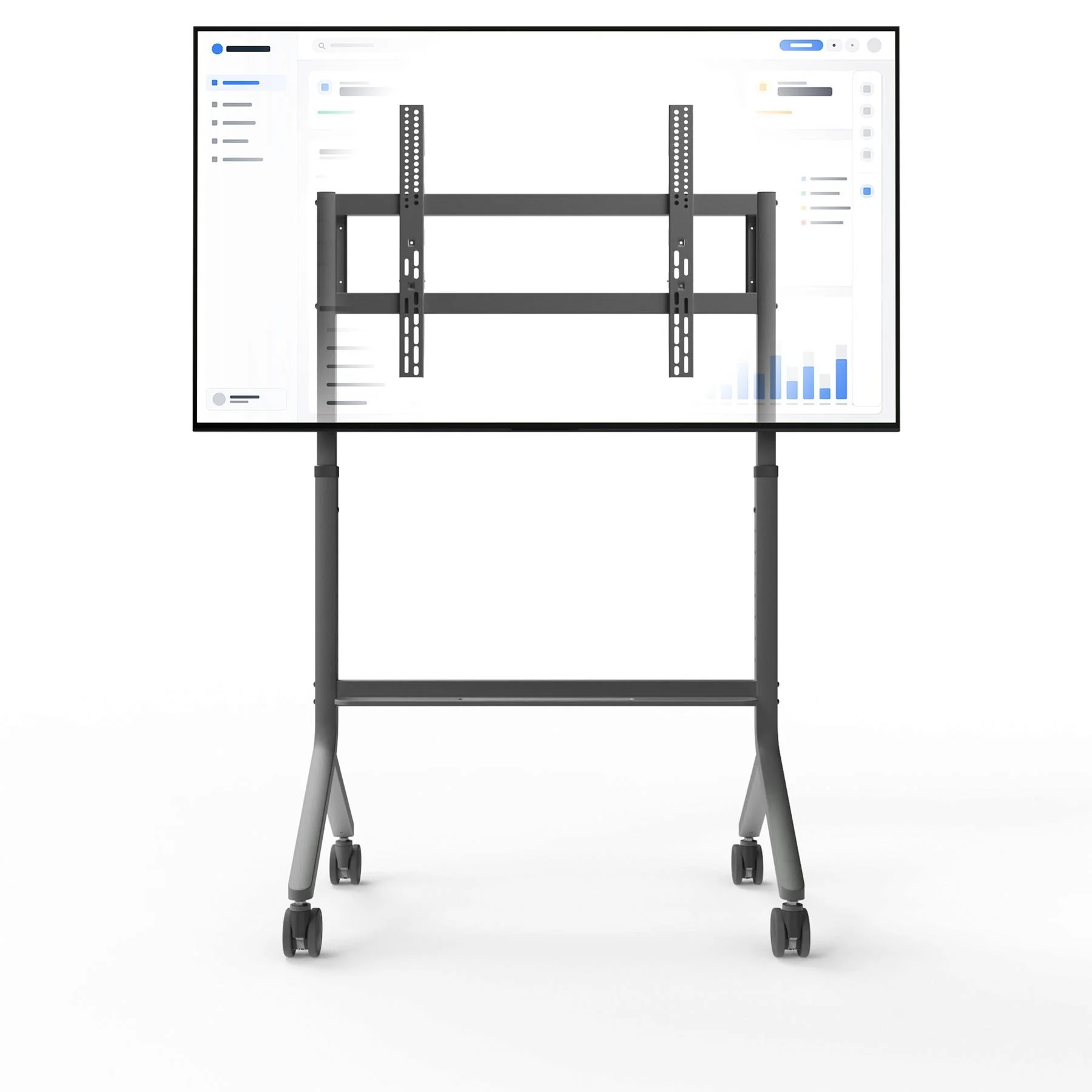 Kanto MTP90 Rolling Pedestal AV Cart - Image 9