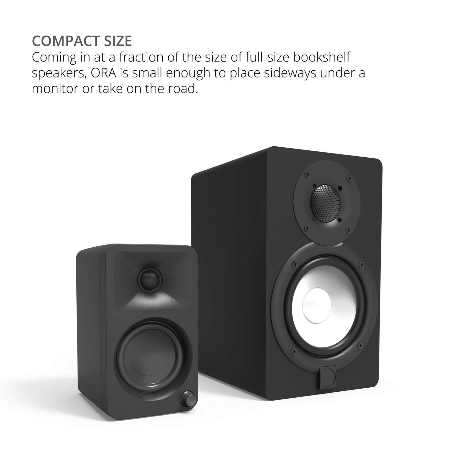 Kanto ORA Reference Desktop Speakers (Matte White) - Clearance / Open Box - Image 7