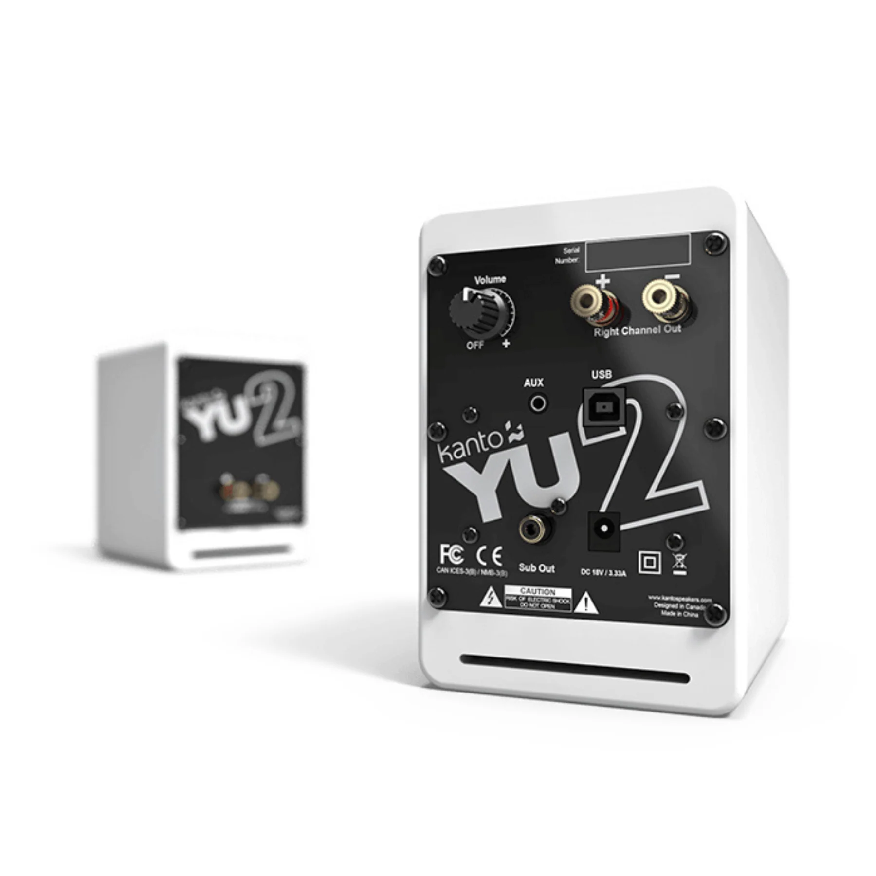 Kanto YU2 Powered Desktop Speakers for Gaming and Home Office with Built-In DAC - Clearance / Open Box - Image 4