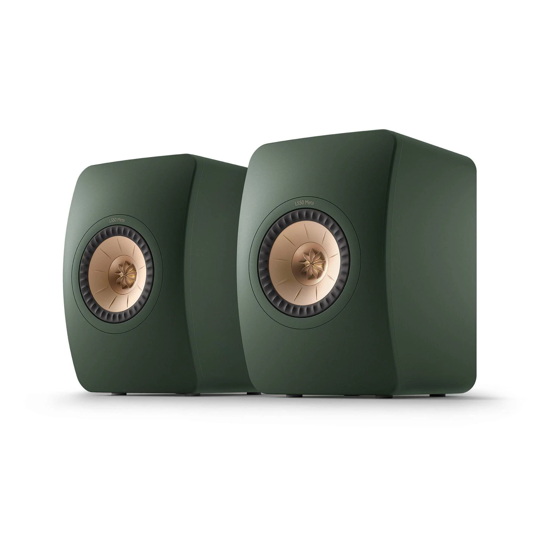 KEF LS50 Meta Bookshelf Speakers - Moss Green Pair - Clearance / Open Box