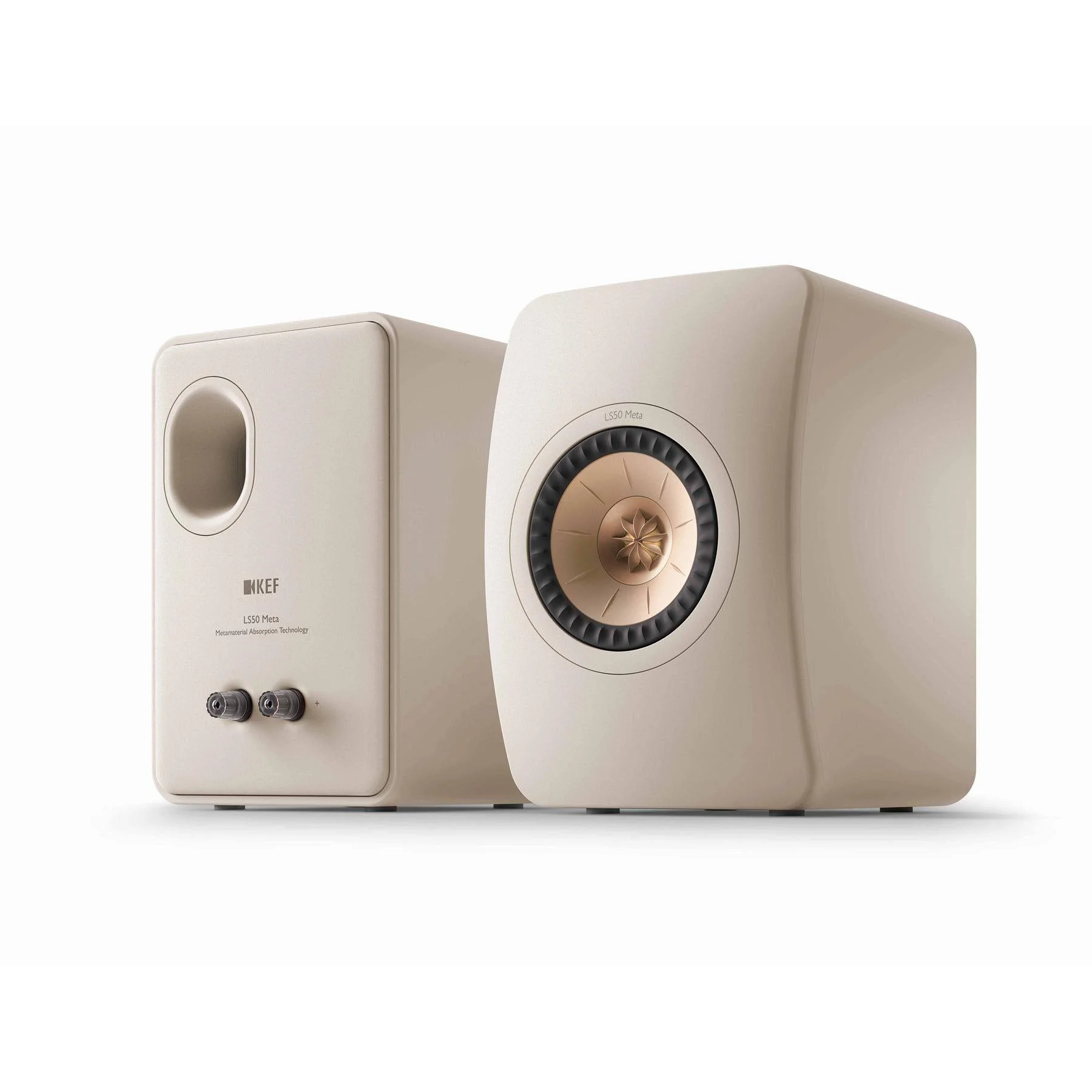 KEF LS50 Meta Bookshelf Speakers - Sandshell Pair - Clearance / Open Box - Image 2