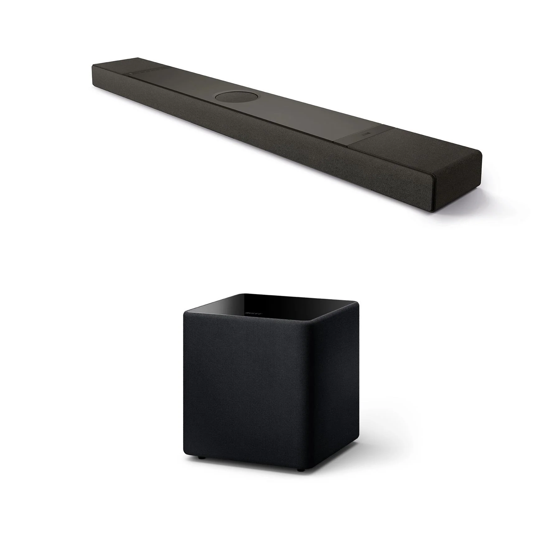 KEF XIO Soundbar, Kube 10 MIE Subwoofer & KW2 RX Wireless Receiver Bundle - Image 2