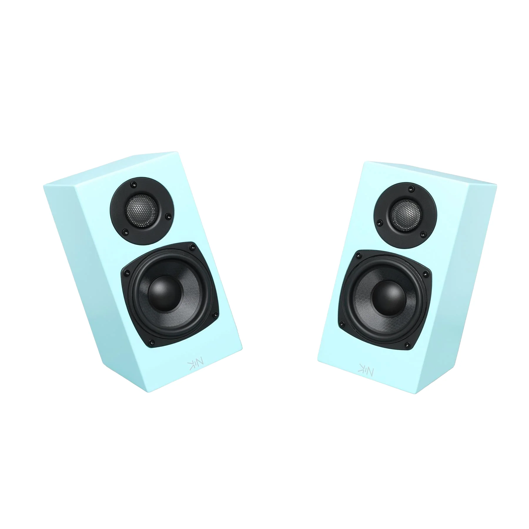 KIN by Totem One Bookshelf Speakers â Satin Blue Pair - Image 3
