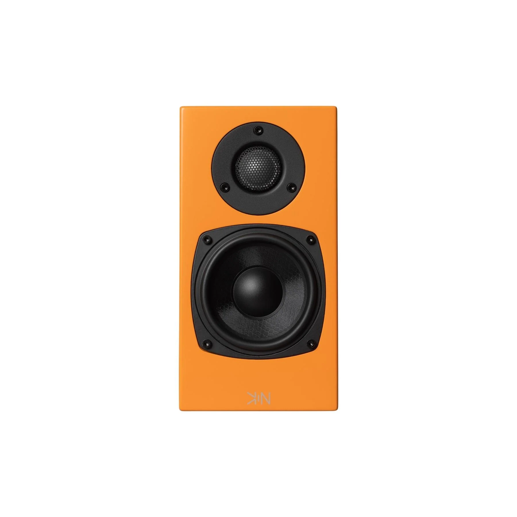 KIN by Totem One Bookshelf Speakers â Satin Orange Pair - Image 4