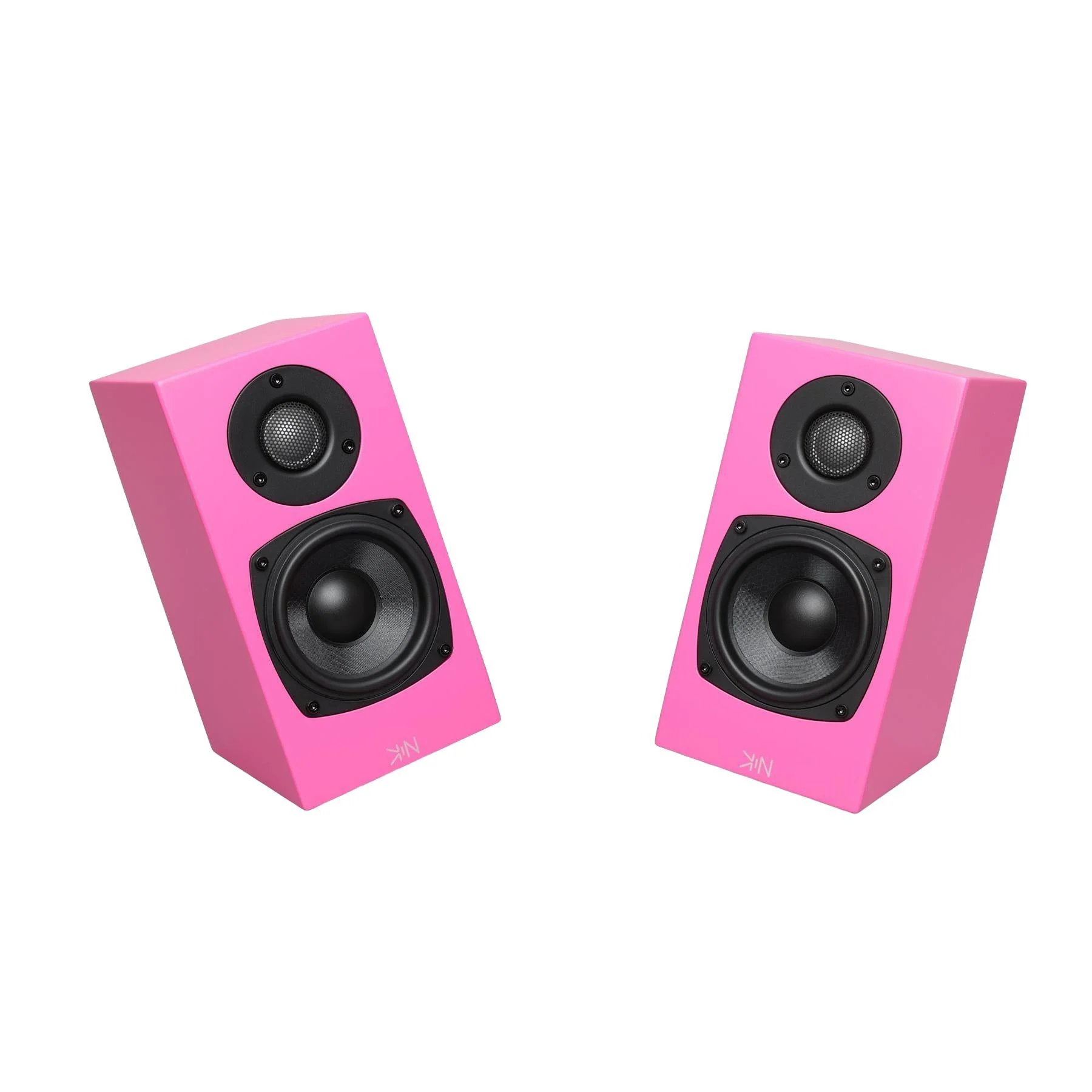 KIN by Totem One Bookshelf Speakers â Satin Pink Pair - Image 3