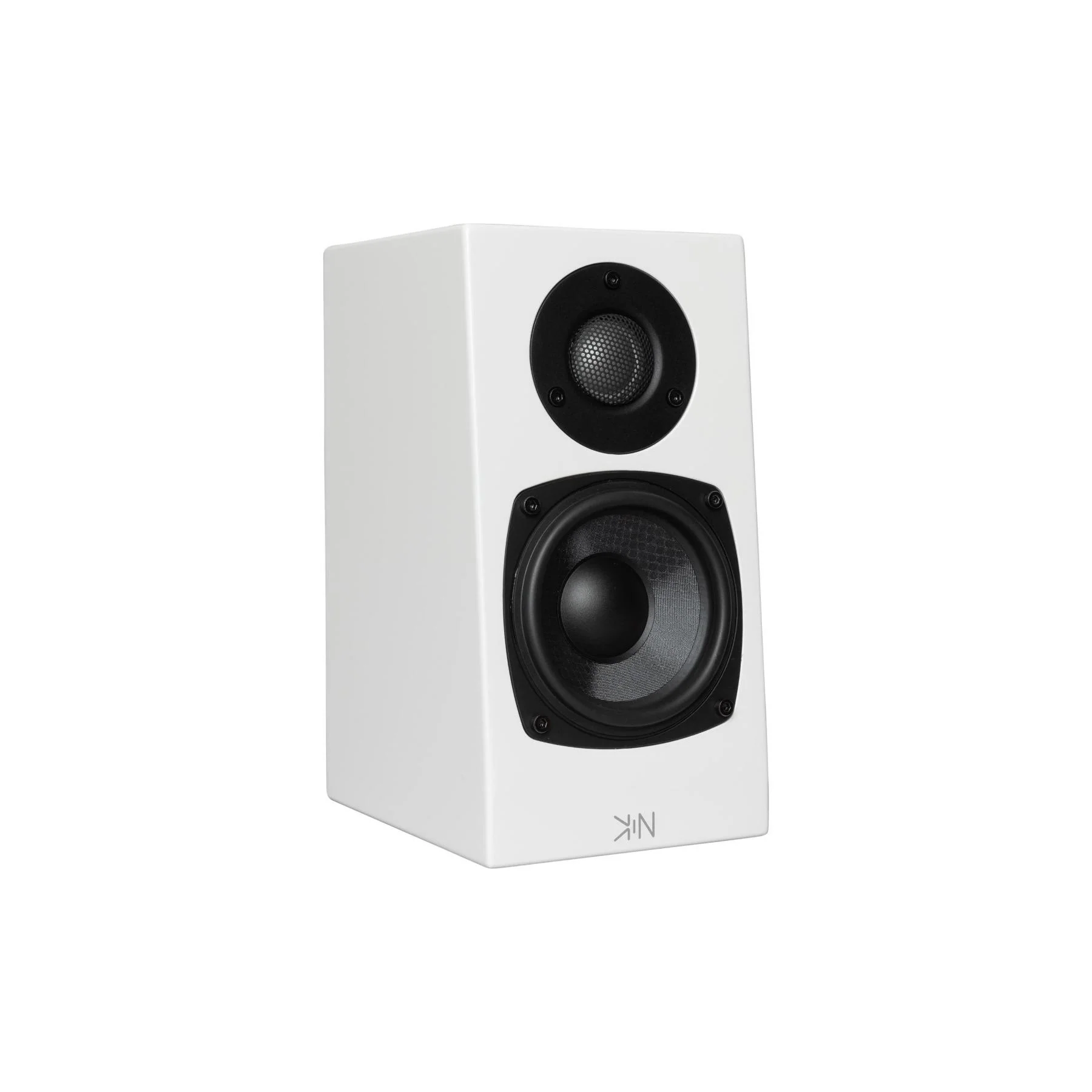 KIN by Totem One Bookshelf Speakers â Satin White Pair - Image 2