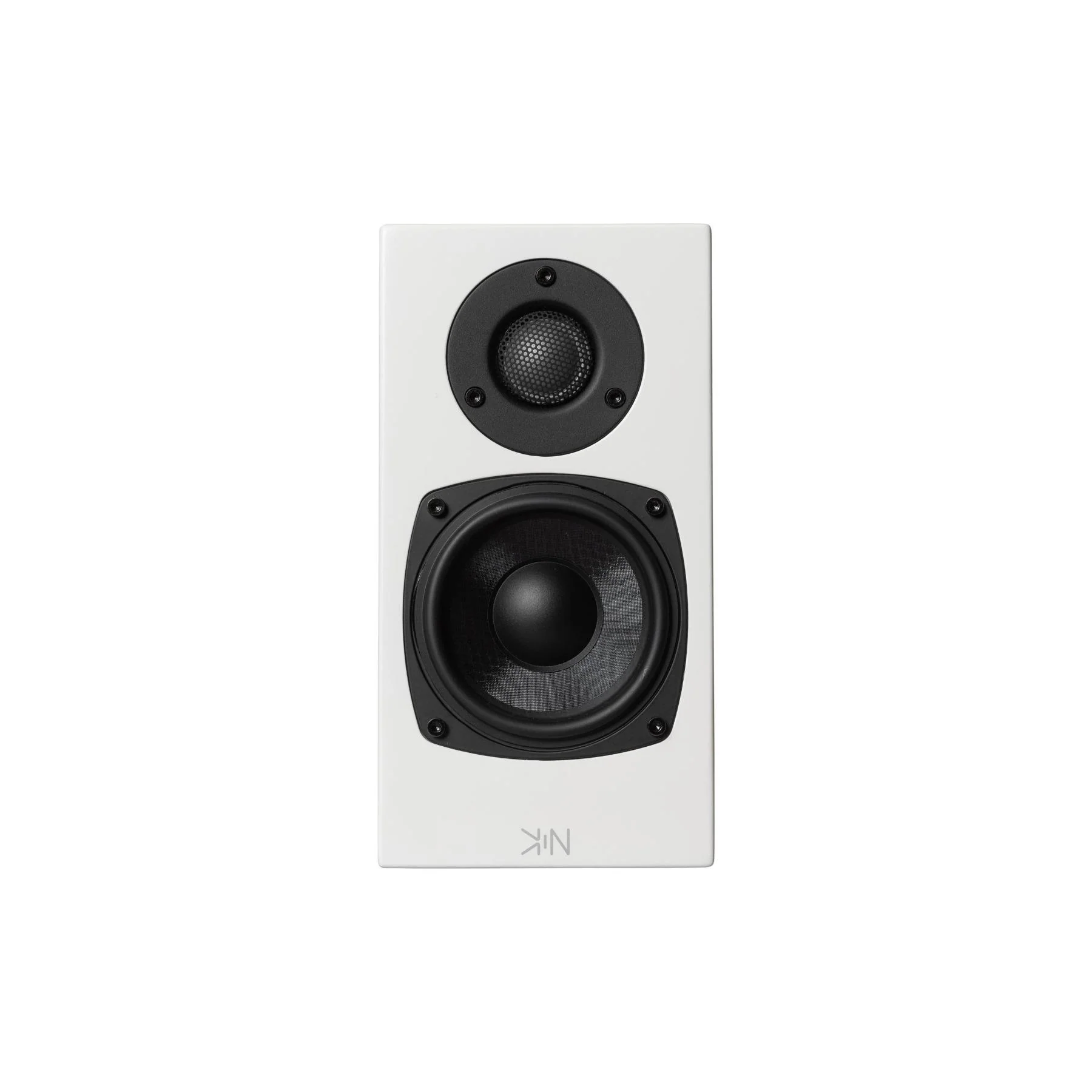 KIN by Totem One Bookshelf Speakers â Satin White Pair - Image 3