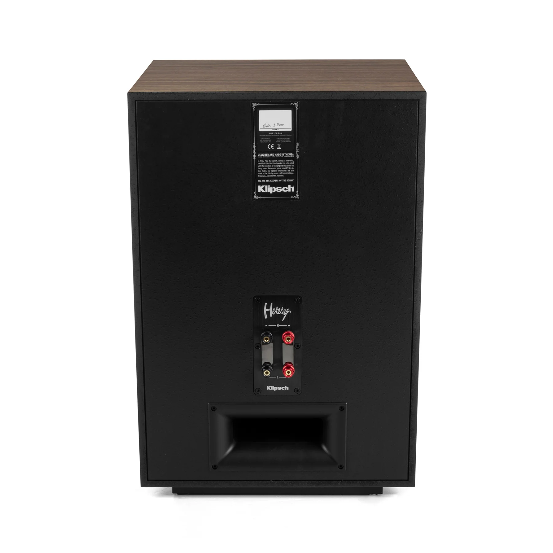 Klipsch Heresy IV Floorstanding Speakers - Matched Pair - B-STOCK (American Walnut) - Clearance / Open Box - Image 3