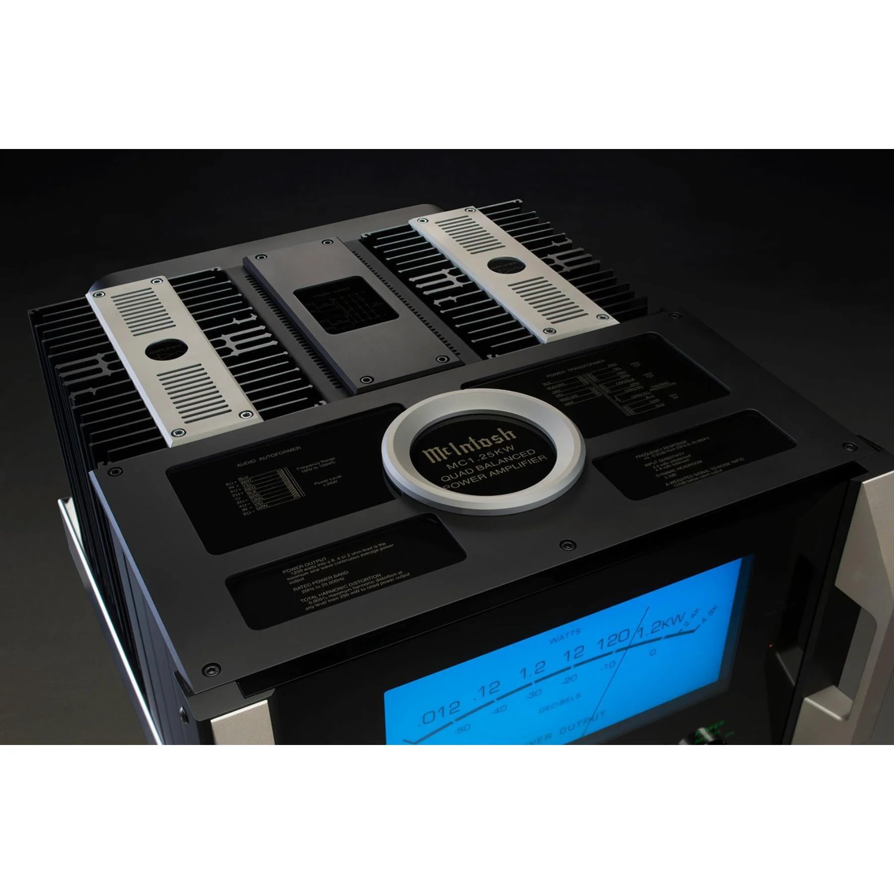 McIntosh MC1.25KW 1-Channel Solid State Amplifier - Image 6