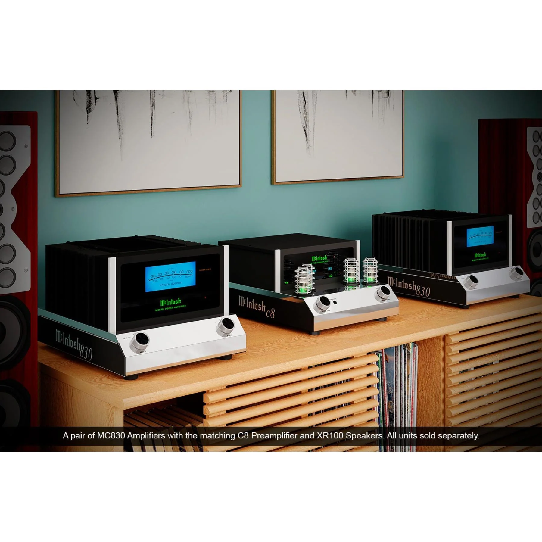 McIntosh MC830 1-Channel Solid State Amplifier - Image 10