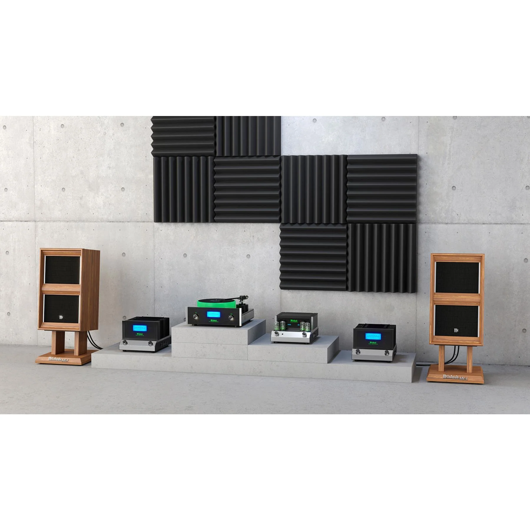 McIntosh ML1 Loudspeaker Mk II with Matching Speaker Stand - Image 7