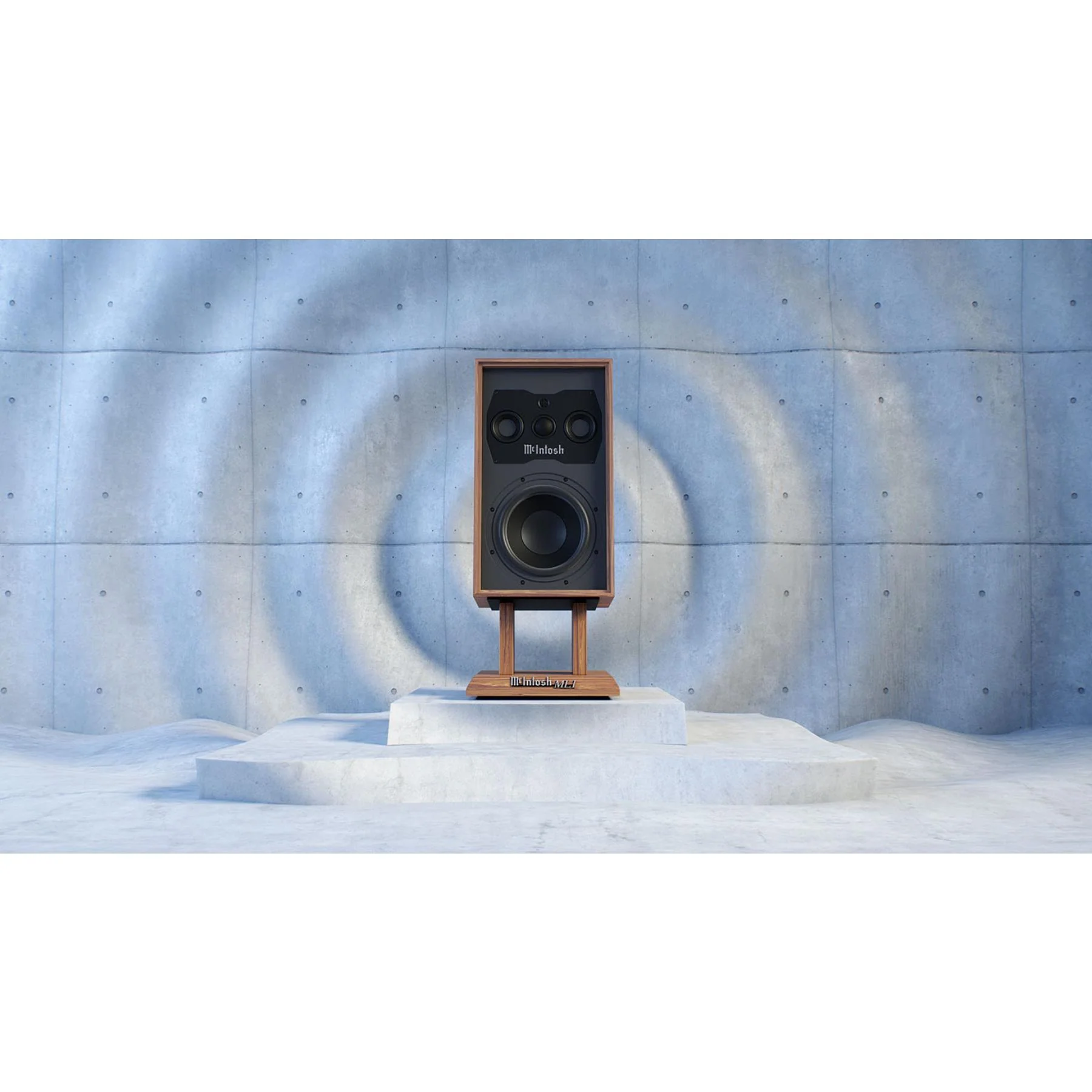 McIntosh ML1 Loudspeaker Mk II with Matching Speaker Stand - Image 9