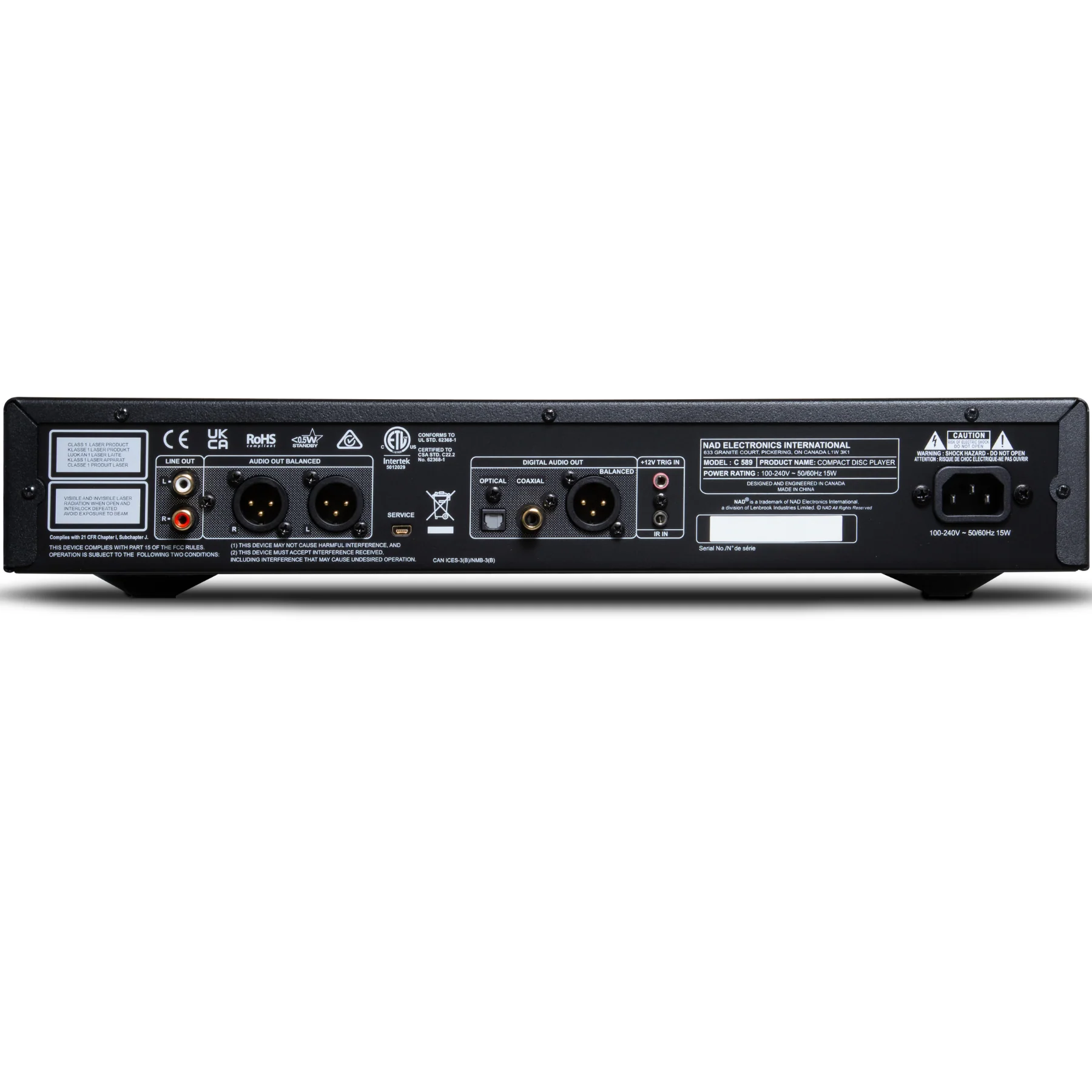 NAD C 589 CD Player - Image 3