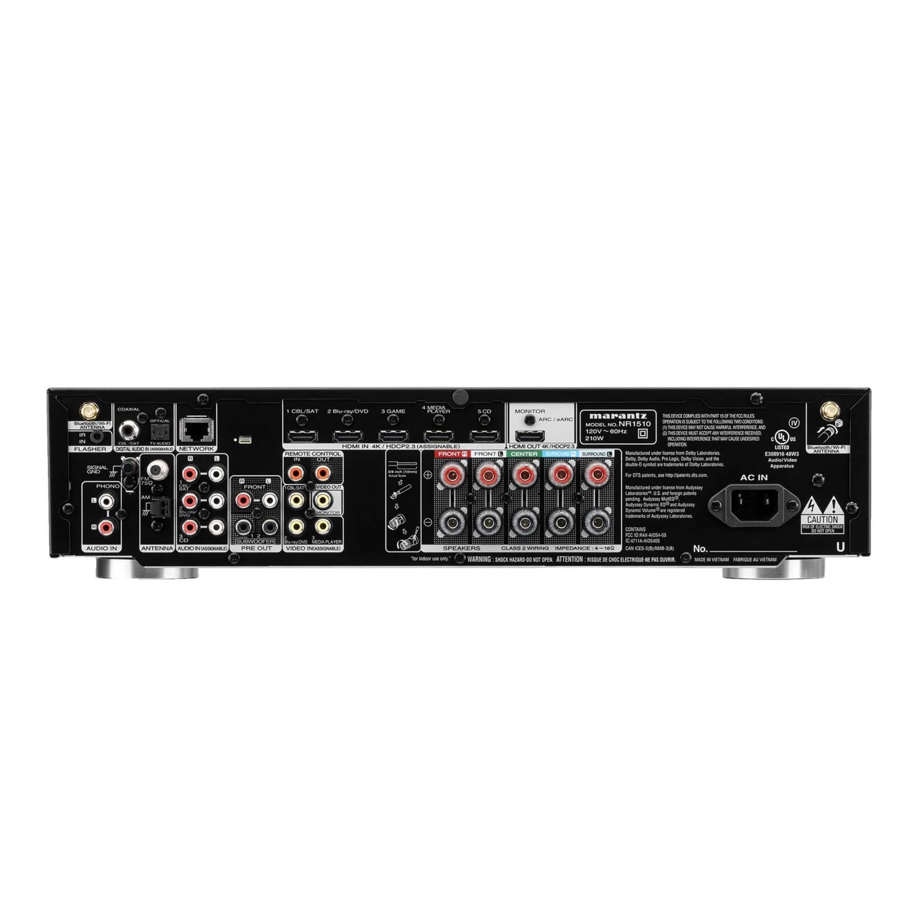 Marantz NR1510 - Slim 5.2 Ch 4K AV Receiver - Image 2