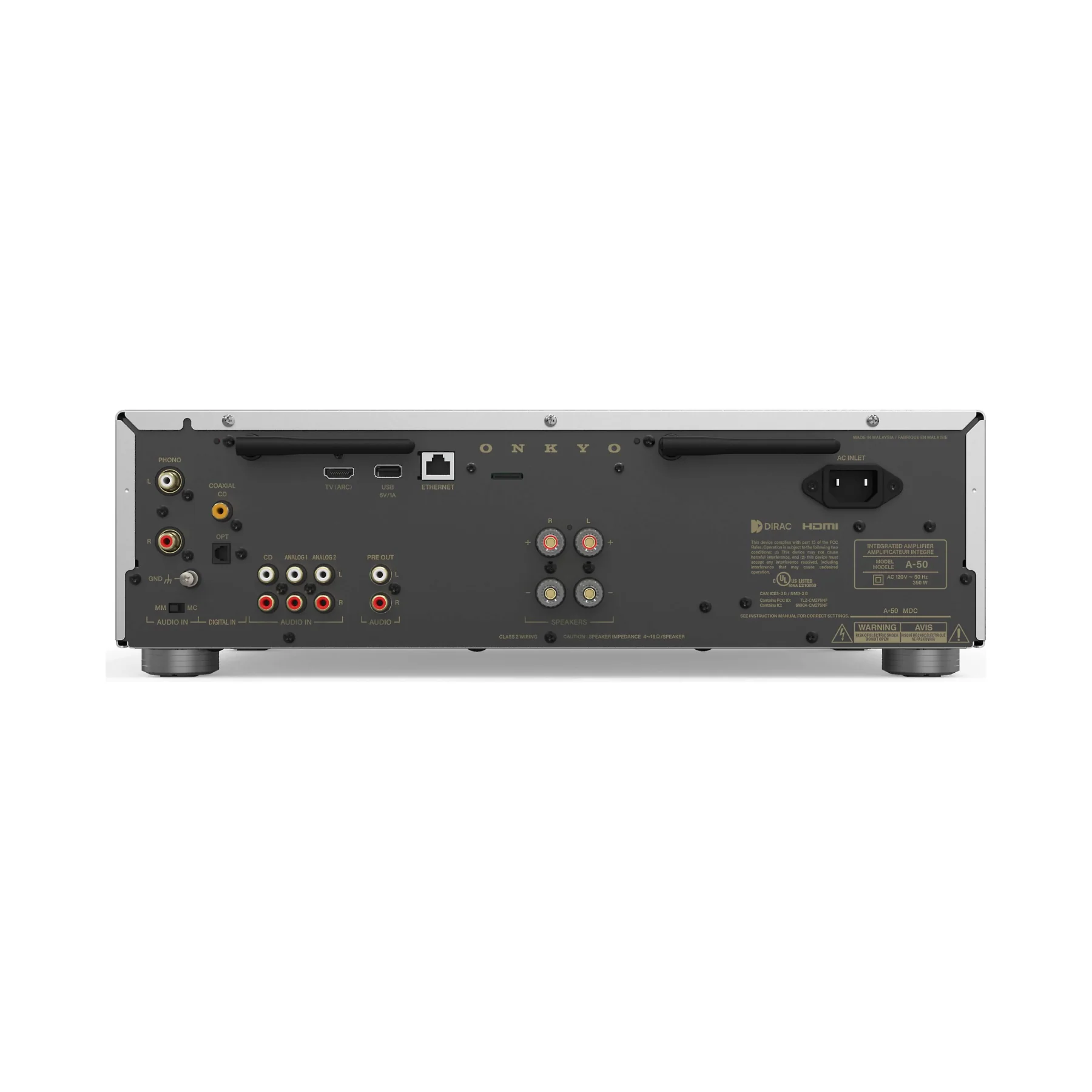 Onkyo A-50 Integrated Amplifier - Clearance / Open Box - Image 7