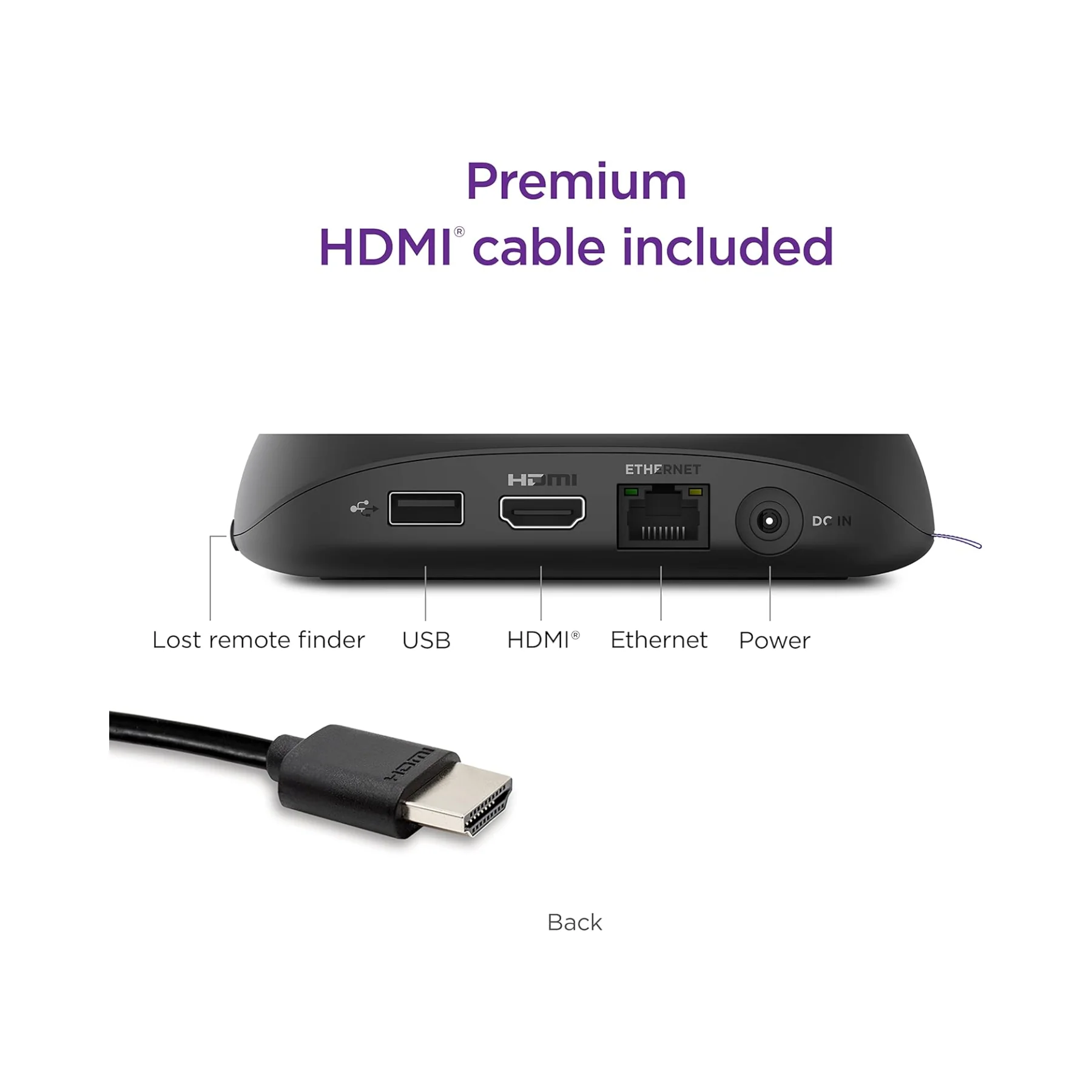Roku Ultra HDR 4K UHD Streaming Media Player - Clearance / Open Box - Image 6