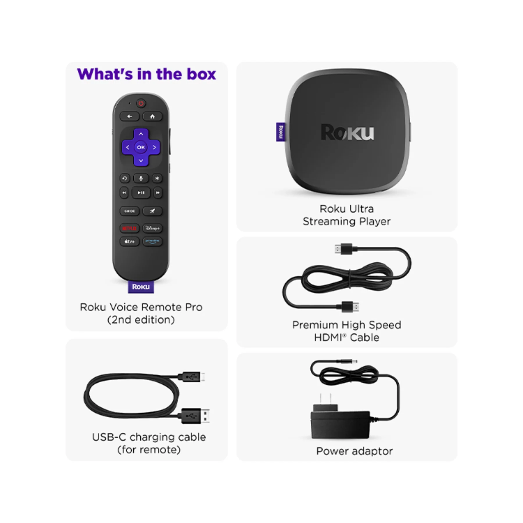 Roku Ultra HDR 4K UHD Streaming Media Player - Clearance / Open Box - Image 7