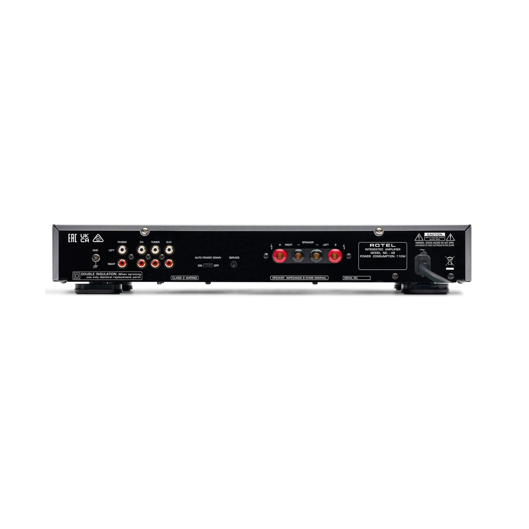 Rotel A8 Integrated Amplifier - Clearance / Open Box - Image 2