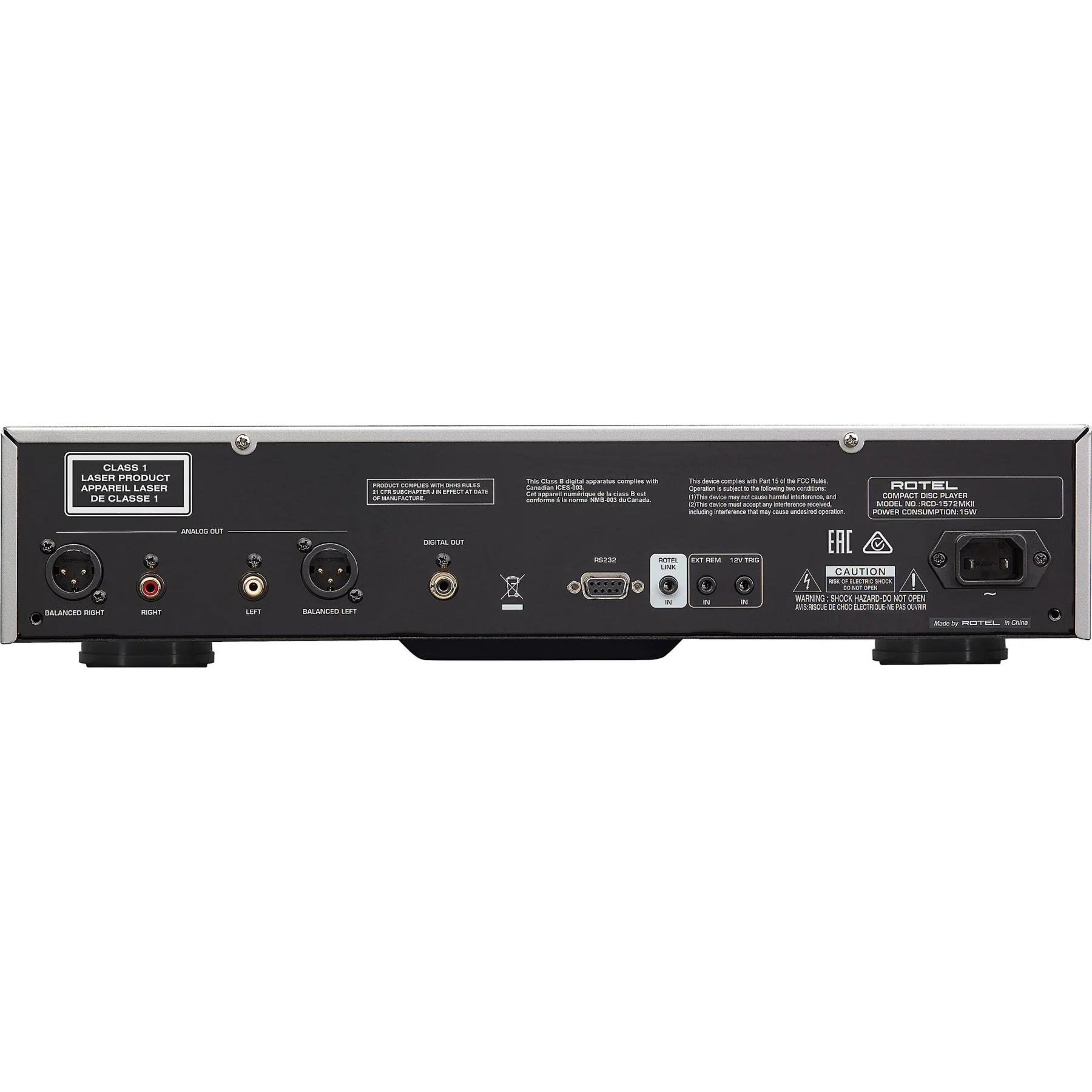 Rotel RCD-1572MKII CD Player - Image 2