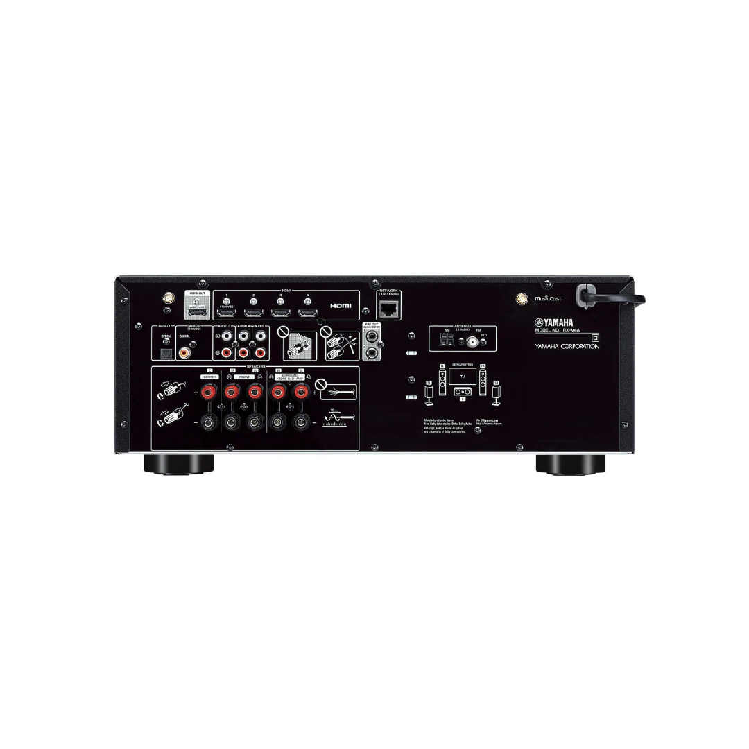Yamaha RX-V4A 5.2-Channel AV Receiver with 8K HDMI and MusicCast - Image 2