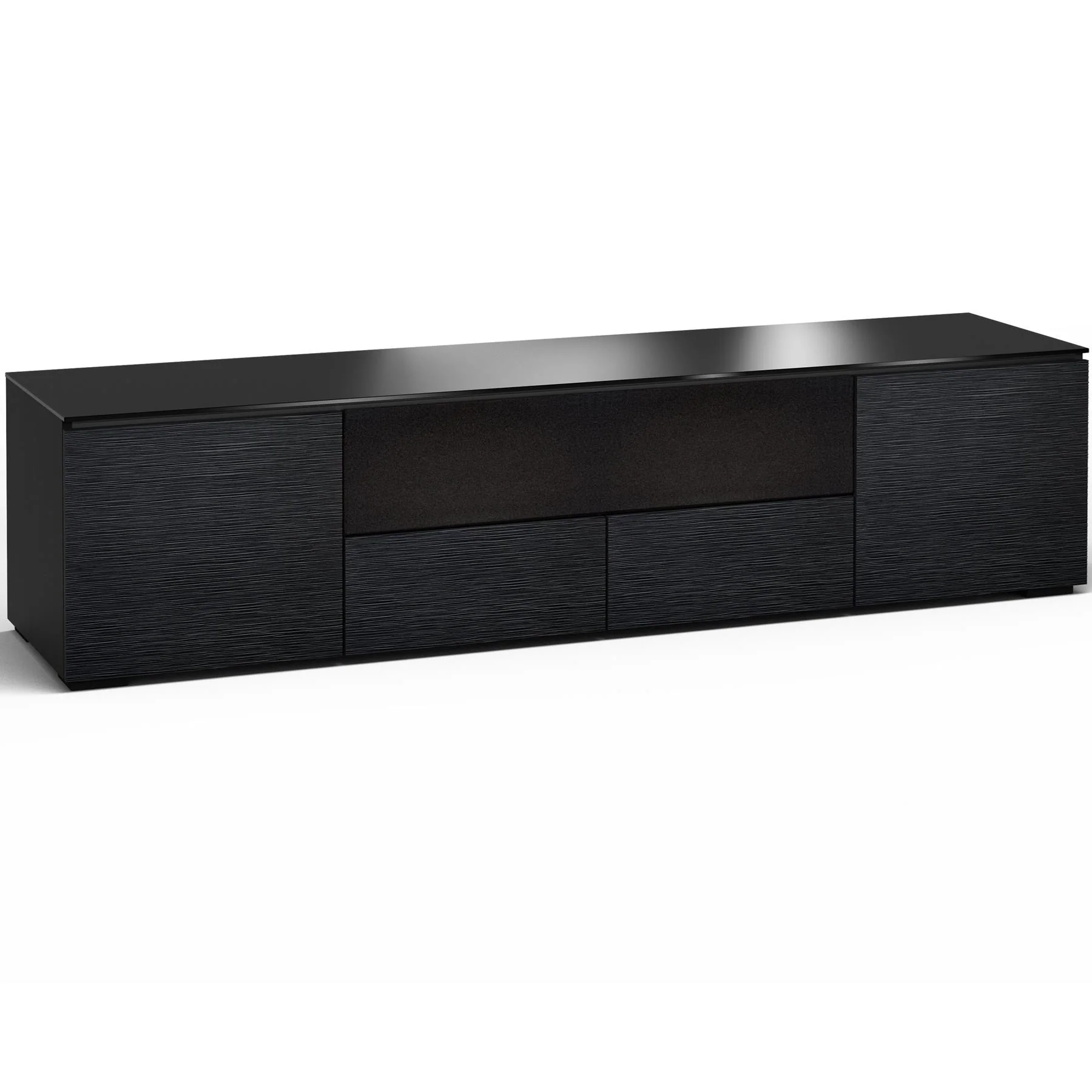 Salamander Chicago 245 - Quad AV Cabinet (Black Oak)