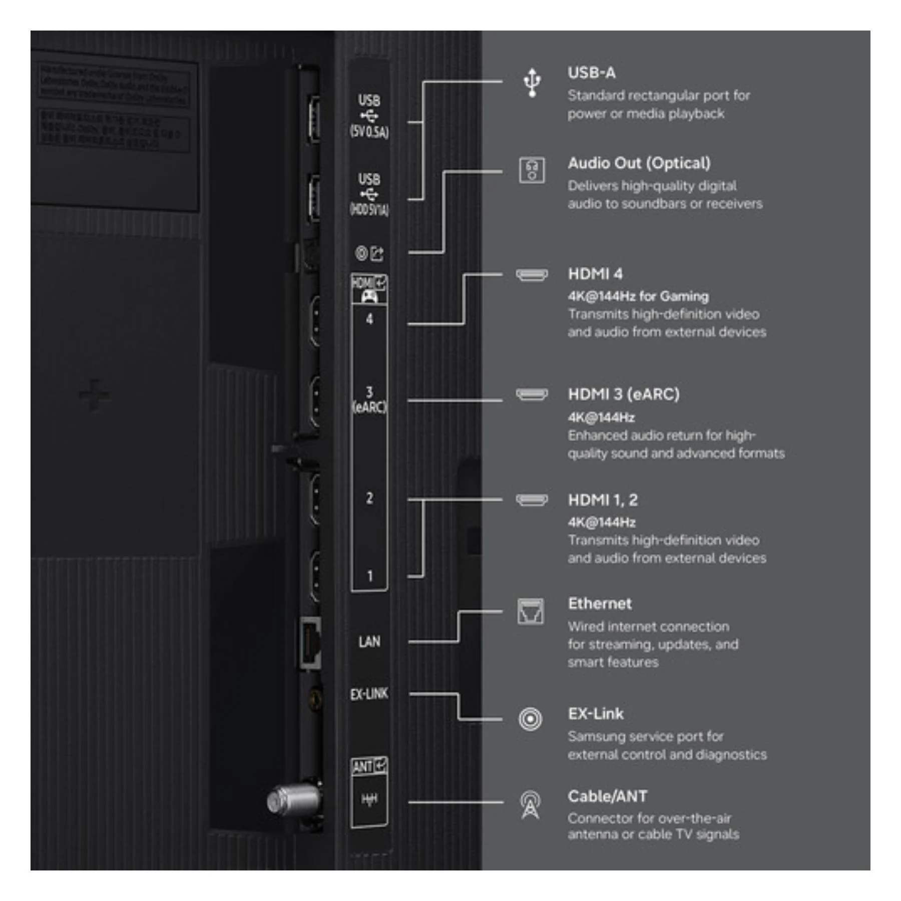 Samsung R85H 4K HDR Smart TV 55" (2026) - Image 4