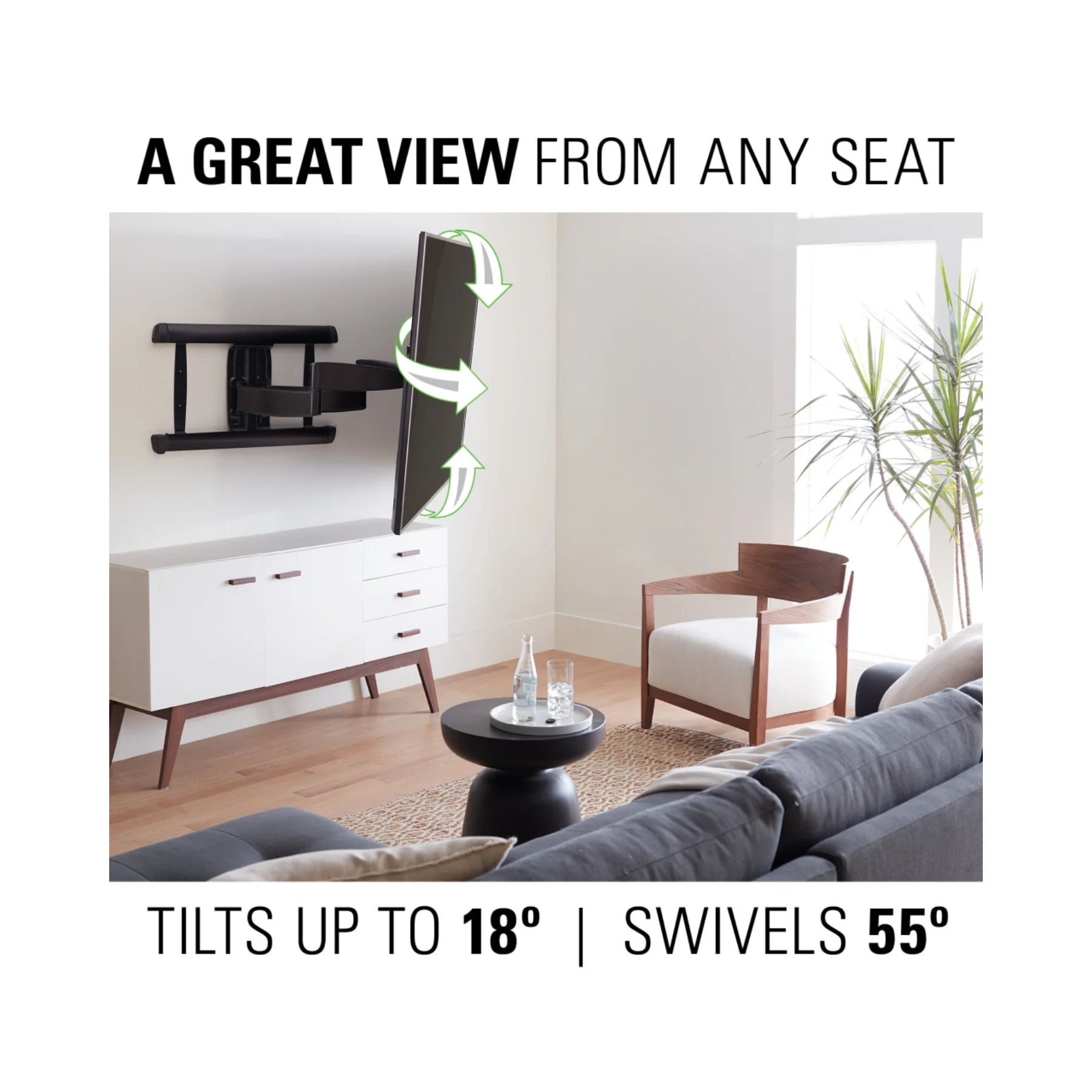 Sanus VXF730-B2 Full Motion TV Mount 46" - 95" - Image 4
