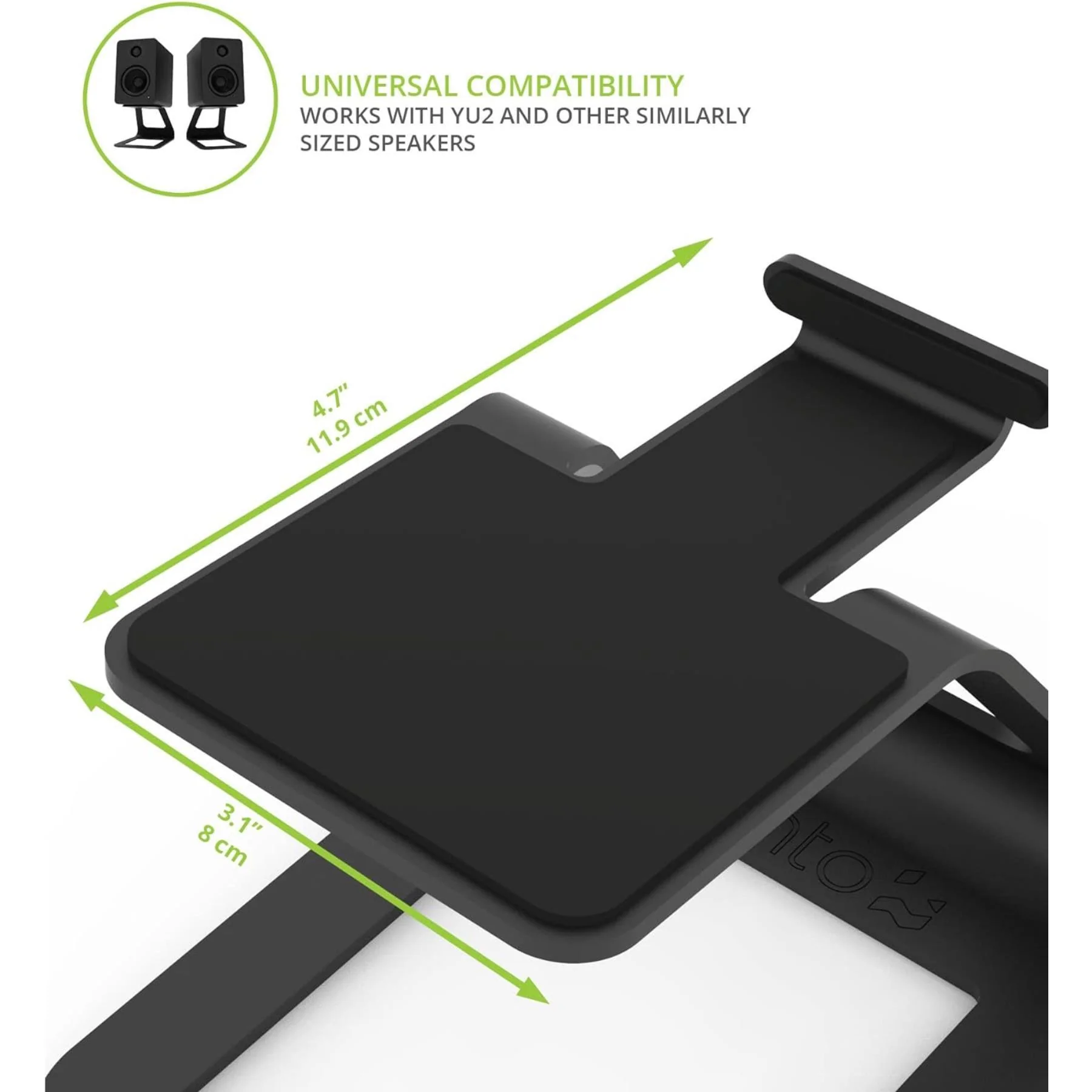 SE2 - Desktop Speaker Stands (Black) - Image 6