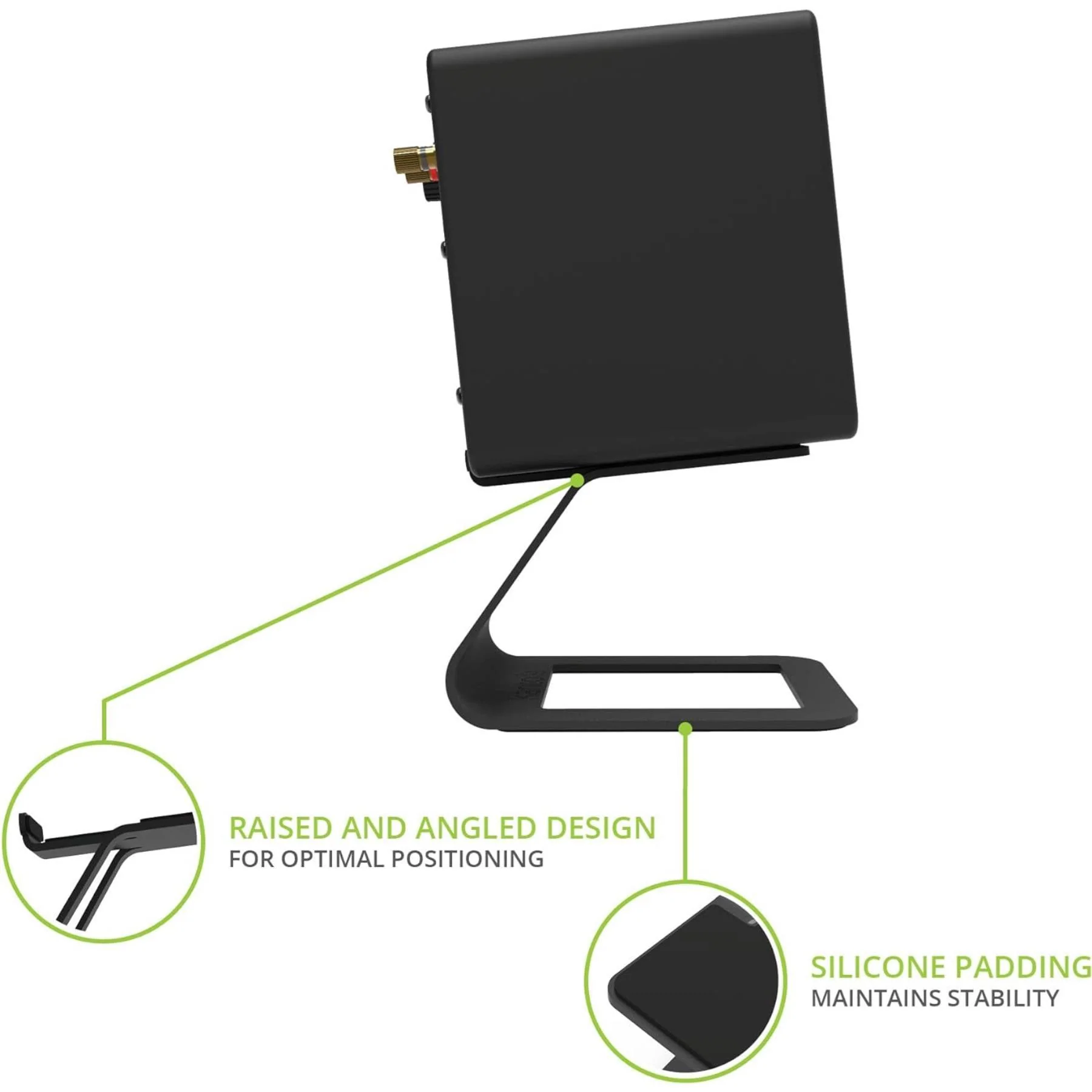SE2 - Desktop Speaker Stands (Black) - Image 7