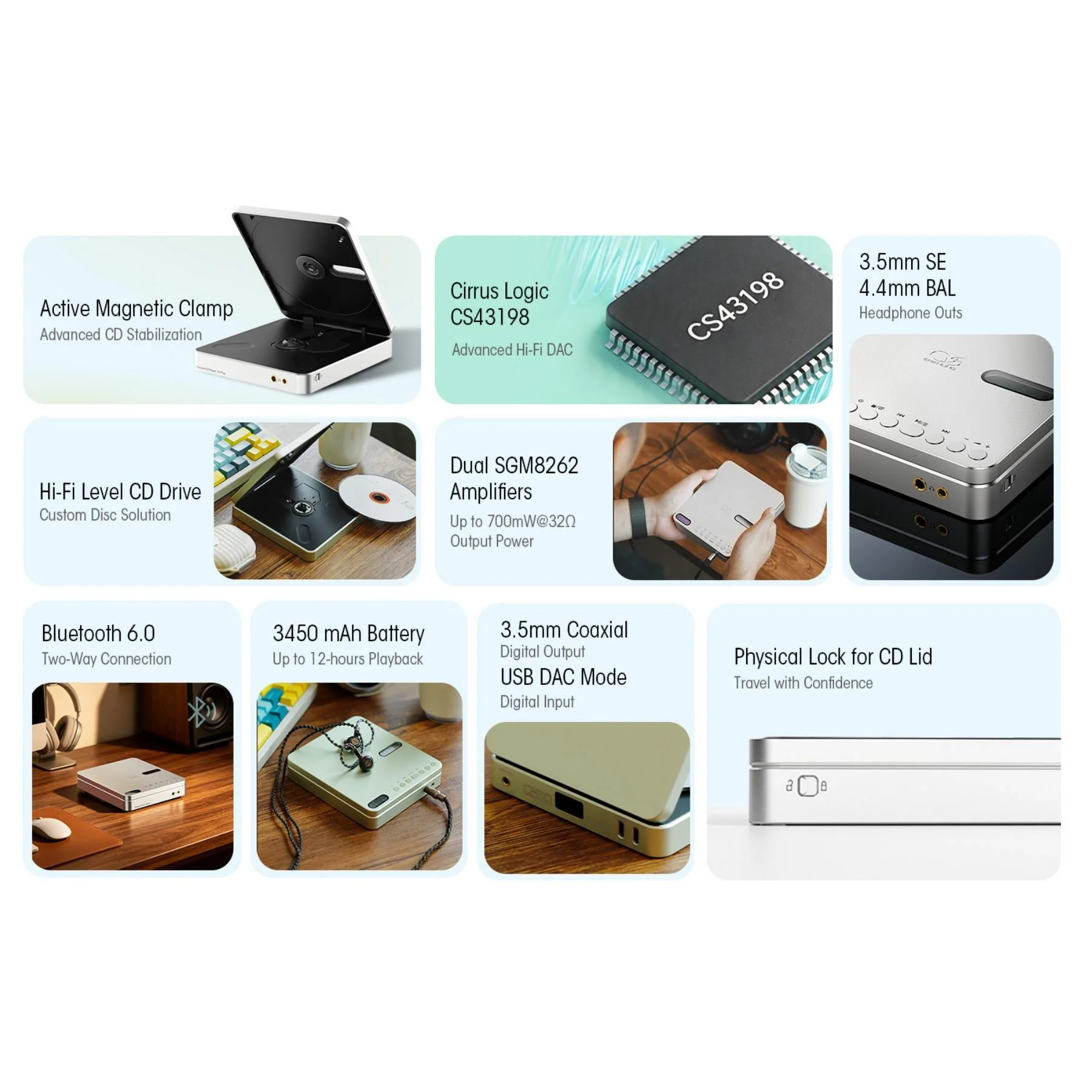 Shanling EC Play Mini CD Player & Desktop DAC - Image 4