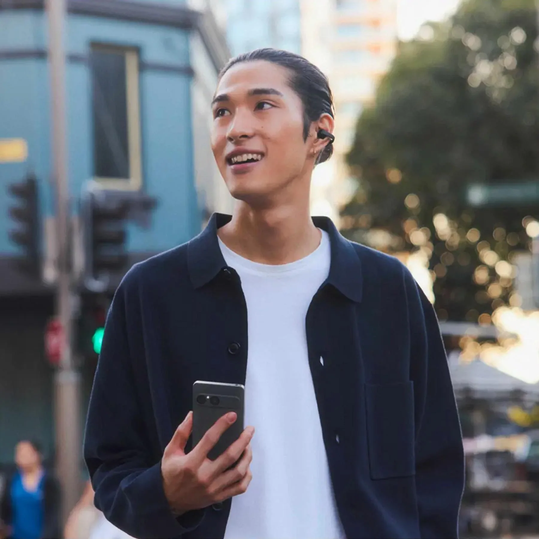 Sony LinkBuds Clip Truly Wireless Open Earbuds | Black - Image 4