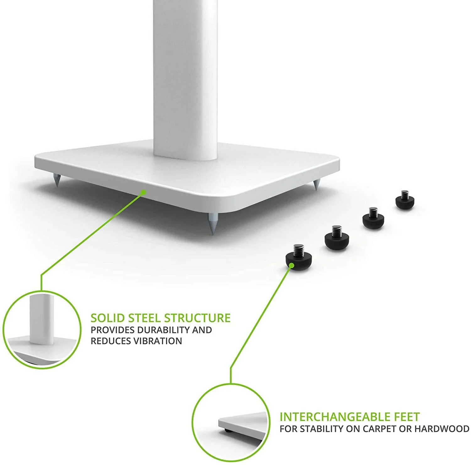 Kanto SP32PL - 32" Speaker Floor Stands - Image 9