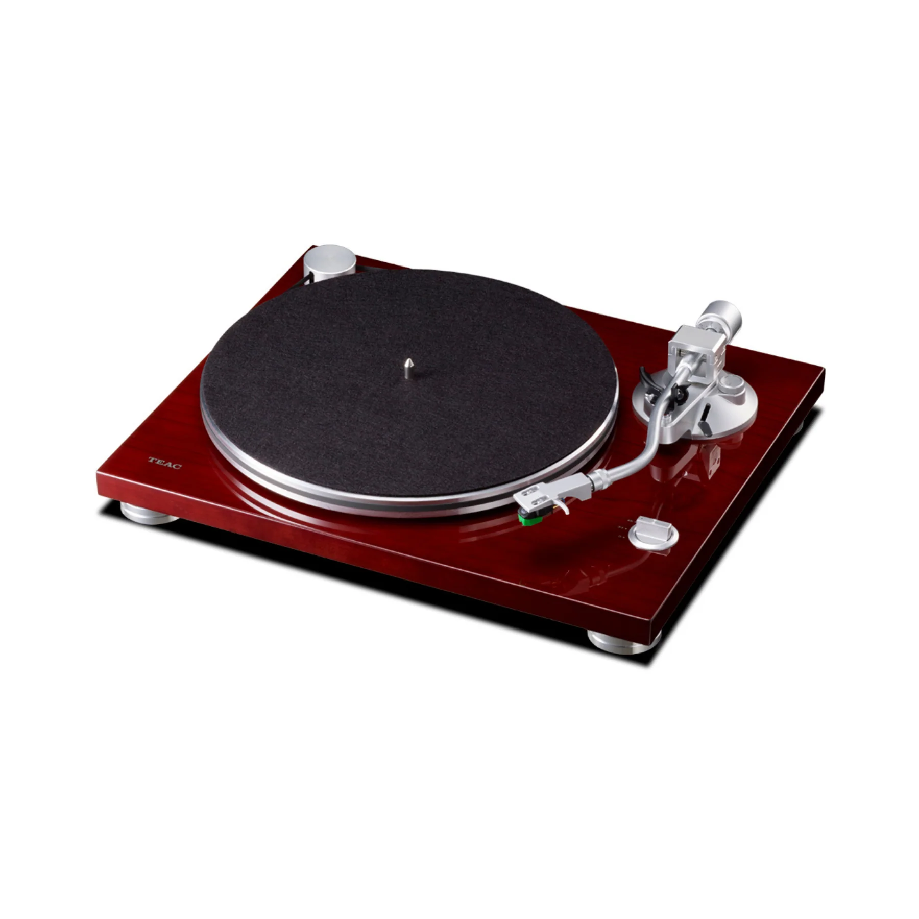 Teac TN-3B-SE Manual Belt-drive Turntable with built-in Phono Preamp (Cherry) - Clearance/ Open Box